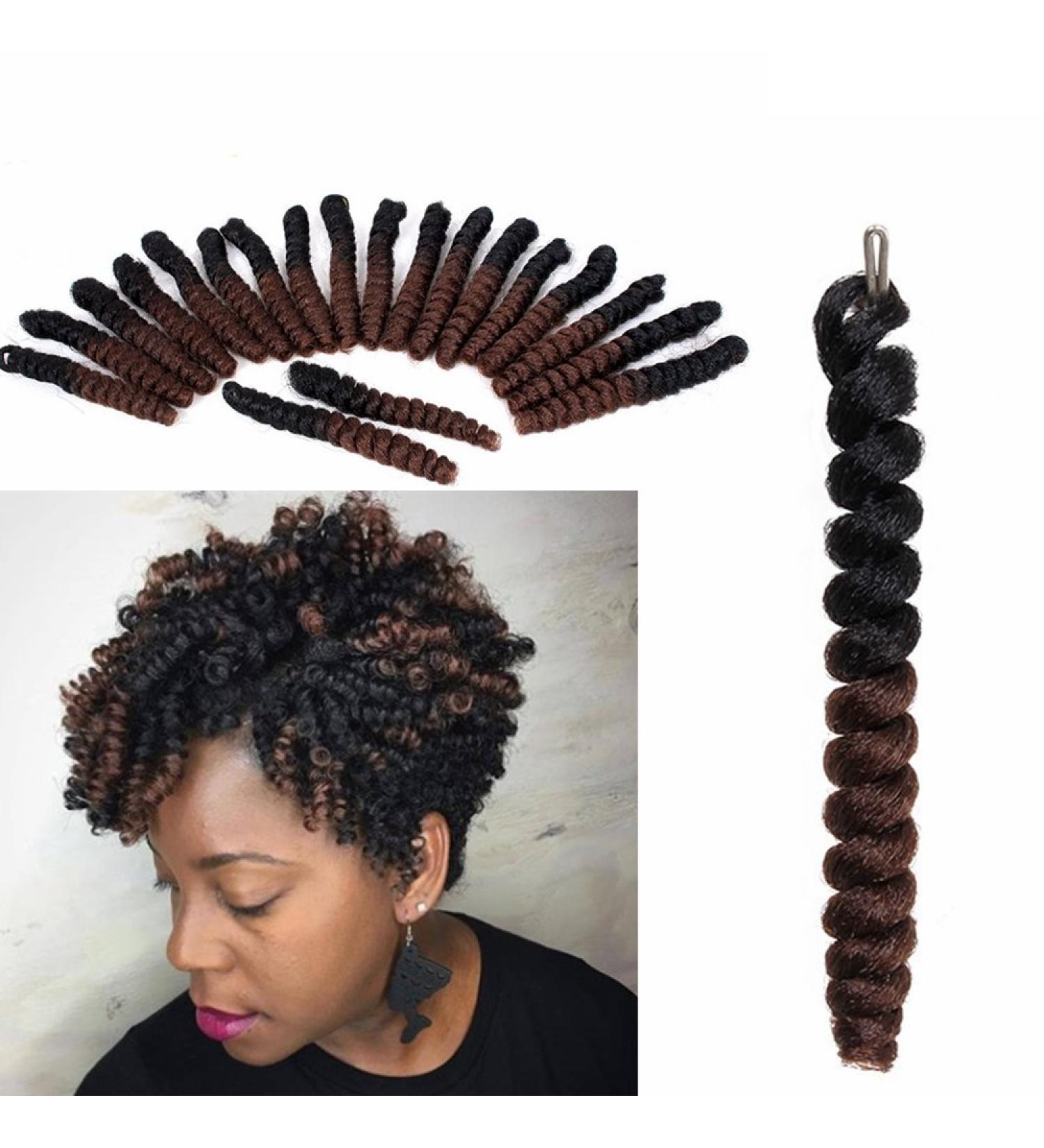 3 Packs Eunice Toni Curl Synthetic Ombre Crochet Braids - 20 Inch 1B 30 - Top Quality Hair Topes with Free Hook - Buy Online on GoSupps.com