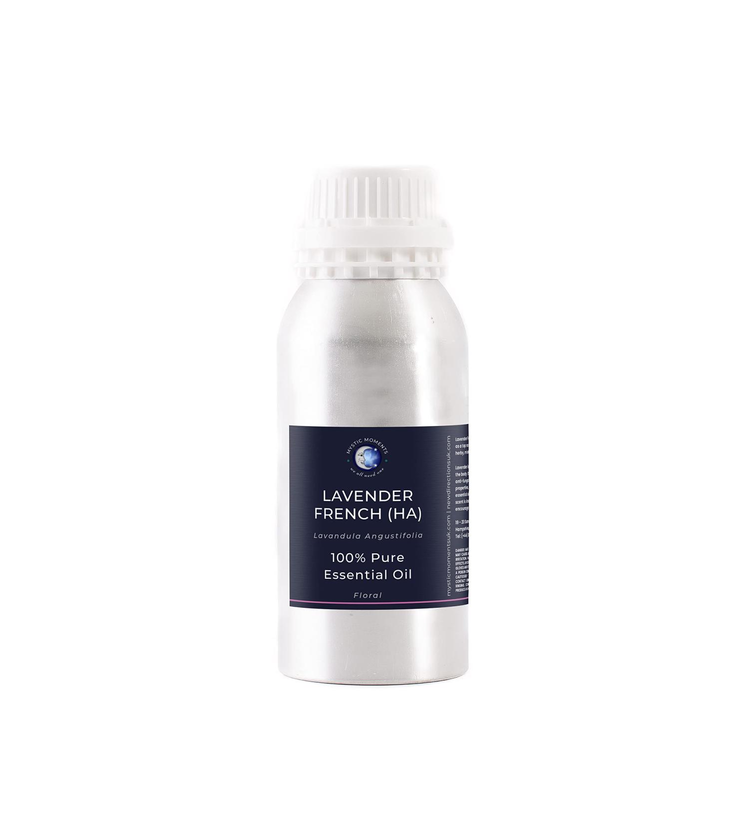 Mystic Moments Lavender French Essential Oil 1kg - Pure Natural Oil for Diffusers Aromatherapy & Massage | Vegan & GVO-Free - Buy Online on GoSupps.com