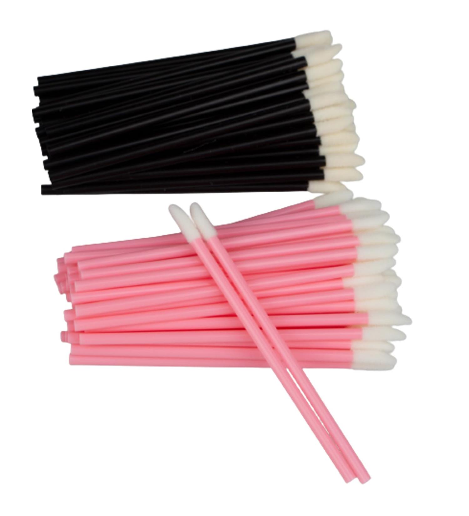 100 PCS Disposable Lip Brushes Wands Lipstick Applicators Lipstick Concealer Brushes for Lips Eyes and Makeup Application - Buy Online on GoSupps.com