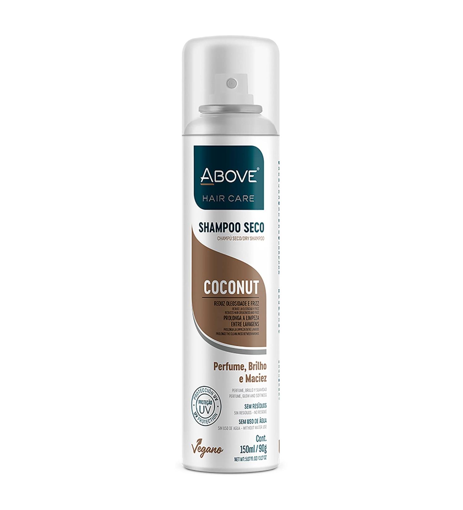 ABOVE Dry Shampoo Coconut 3.17 oz | Volumizing Oil Absorbing | Paraben & Benzene Free | Coconut & Vanilla Scent - Buy Online on GoSupps.com