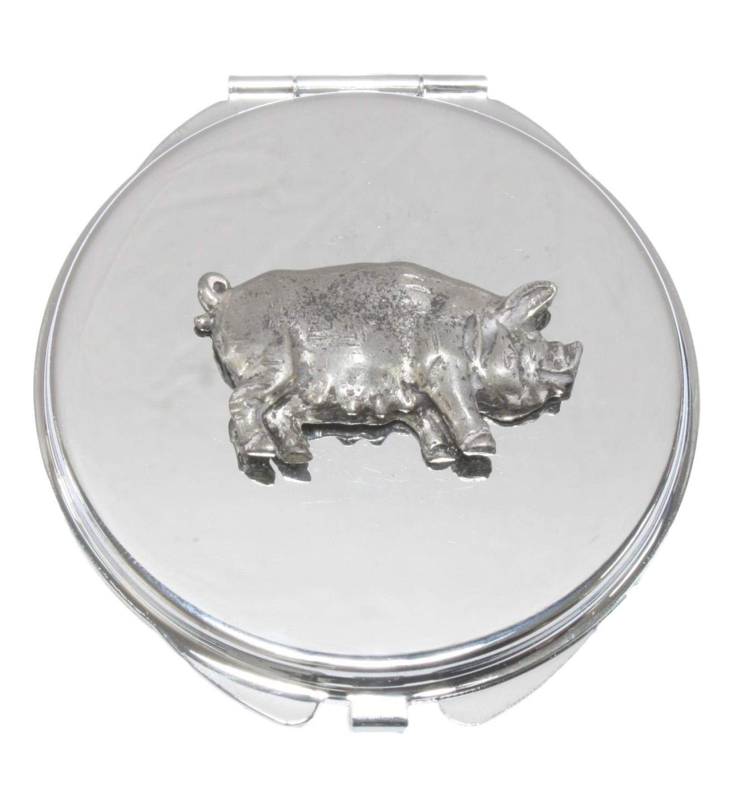 Pig Compact Mirror Handbag Gift With Free Engraving 272 - Buy Online on GoSupps.com