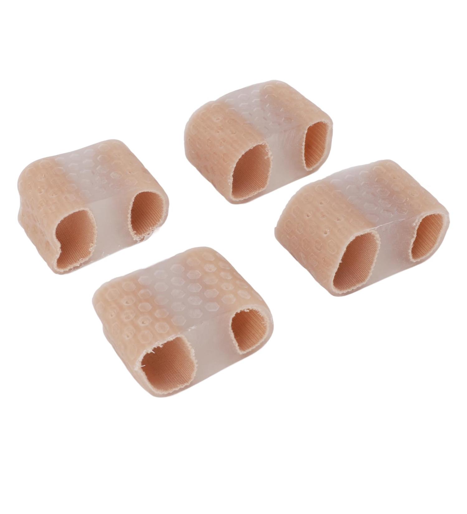 Filfeel 4 Party Bale Toe Correction Set - Elastic Toe Spreader Stretcher for Overlapping Toes - Unisex Foot Care Solution - Buy Online on GoSupps.com