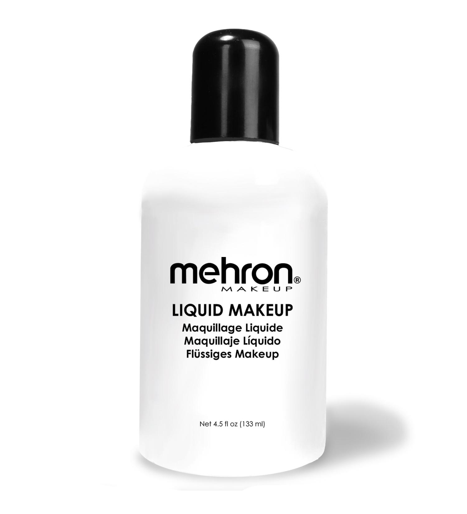 Mehron Liquid Make-up - White 130 Ml | High-Quality Face Paint for Events & Cosplay - International Shipping - Buy Online on GoSupps.com