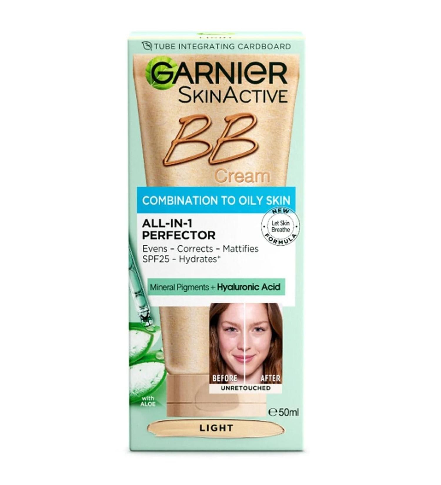  Garnier HYALURONIC ALOE BB CREAM OIL-FREE LIGHT SHADE - Buy Online on GoSupps.com