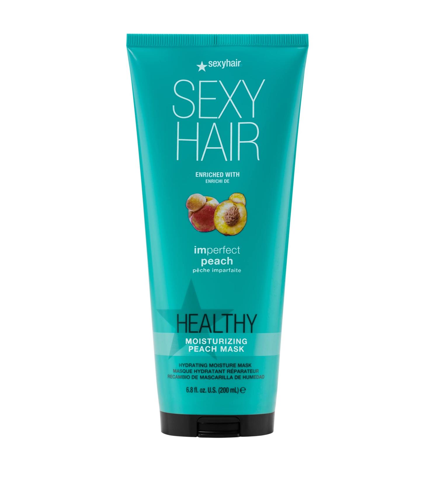 SEXYHAIR Healthy Imperfect Fruit Moisturizing Mask | Peach | 6.8 oz | Best for Medium to Coarse Hair | International Shipping Available - Buy Online on GoSupps.com