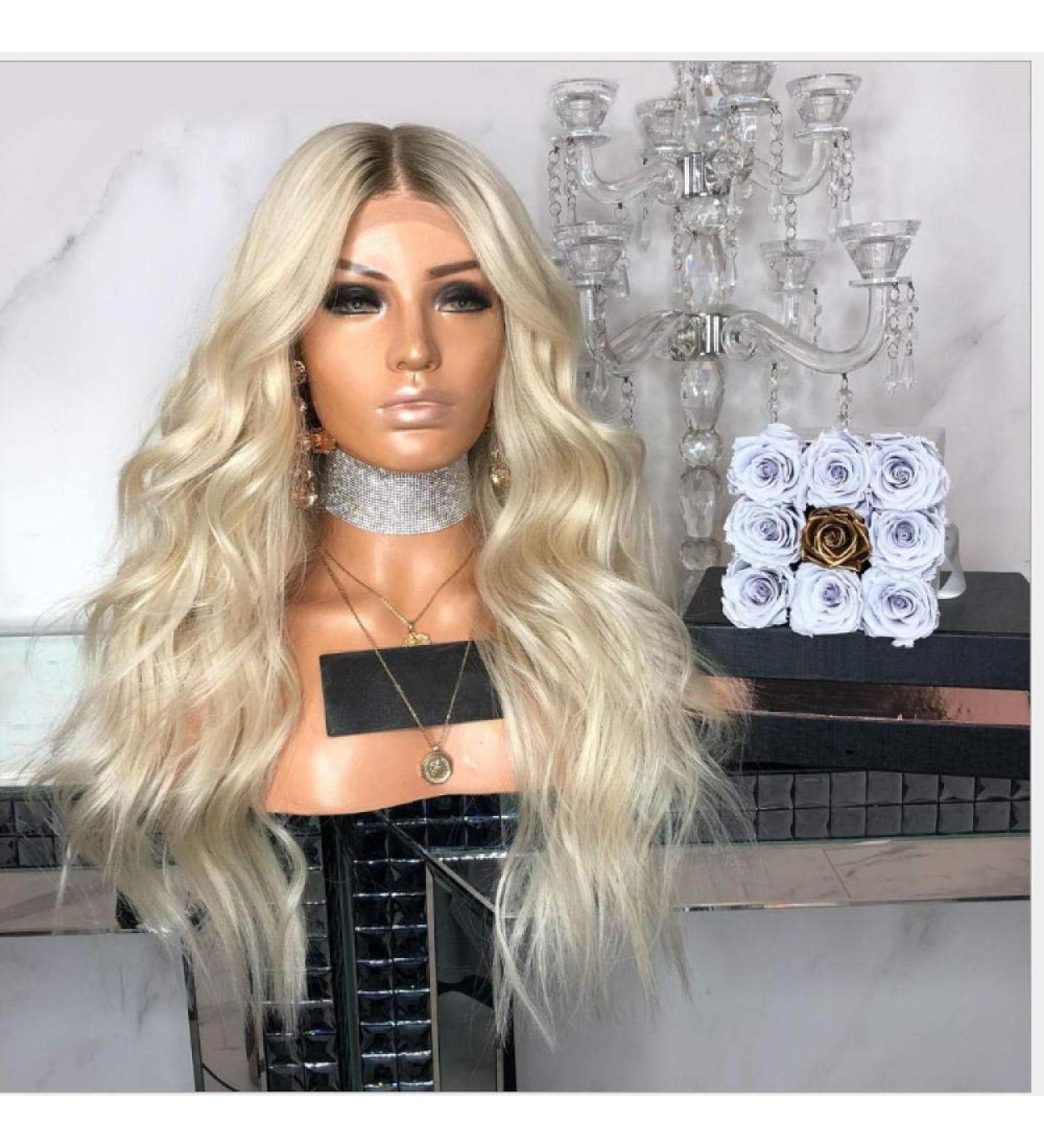 Buy BGHJUE African Yellow Long Roll Synthetic Wig for Black Women - Heat Resistant & Stylish Hair Wigs - Buy Online on GoSupps.com