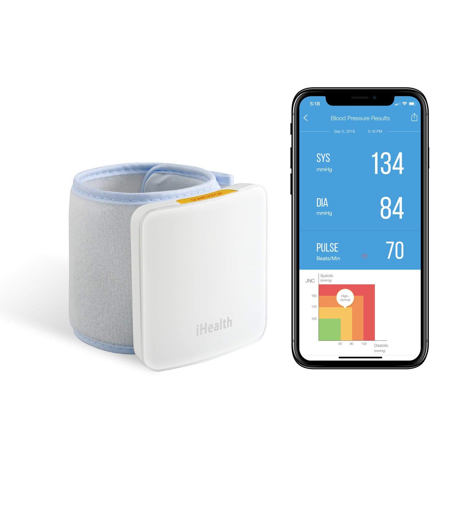 iHealth SENSE BP7 Connected Wrist Blood Pressure Monitor - Accurate & Convenient Health Tracking | International Shipping Available - Buy Online on GoSupps.com