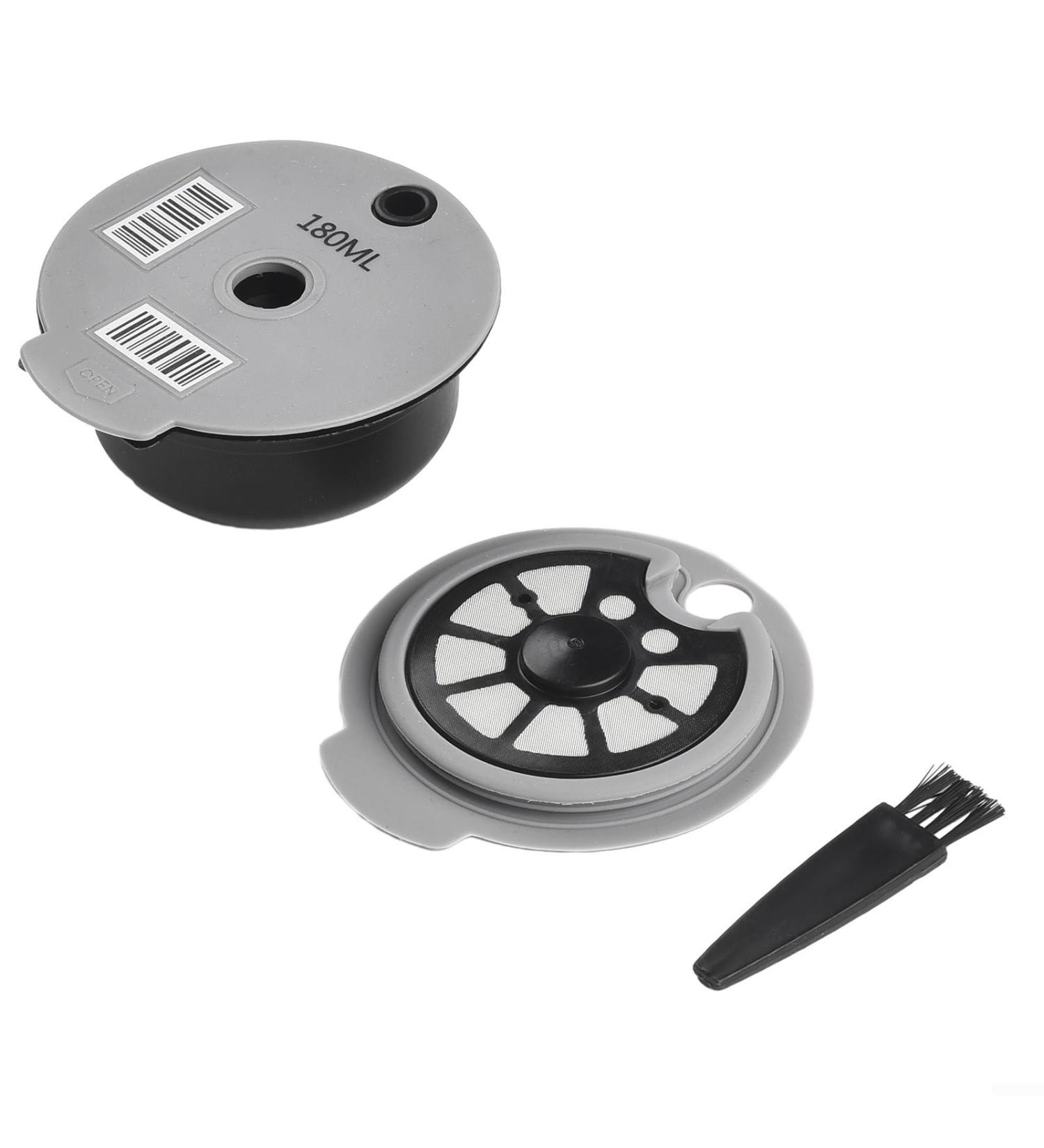  MeevrgR Reusable Coffee Capsules Compatible for Bosch for Tassimo with Two Lids and Cleaning Accessories (B) - Buy Online on GoSupps.com