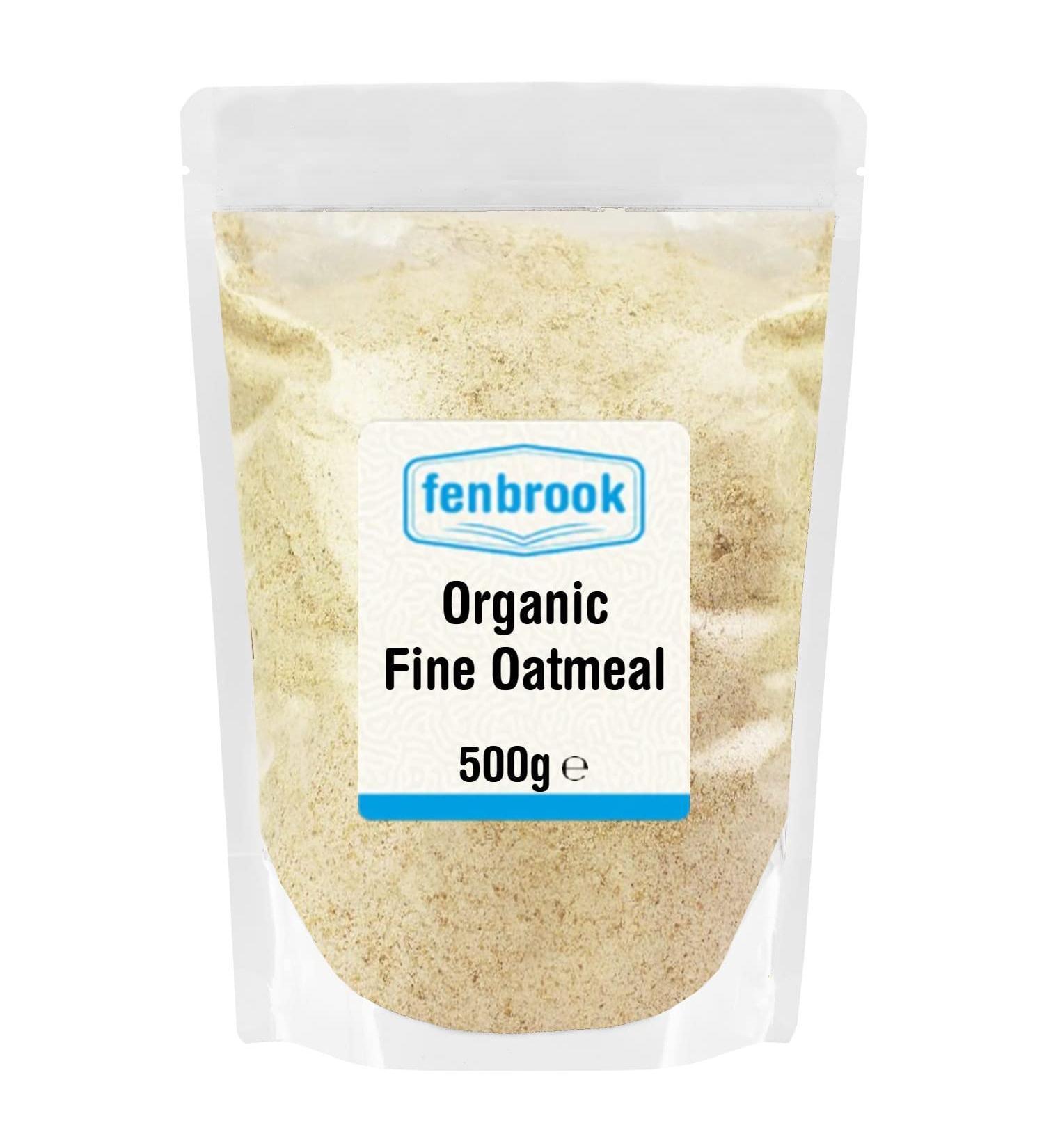 Organic Fine Oatmeal 500g | Certified Organic by Fenbrook Organic - Buy Online on GoSupps.com