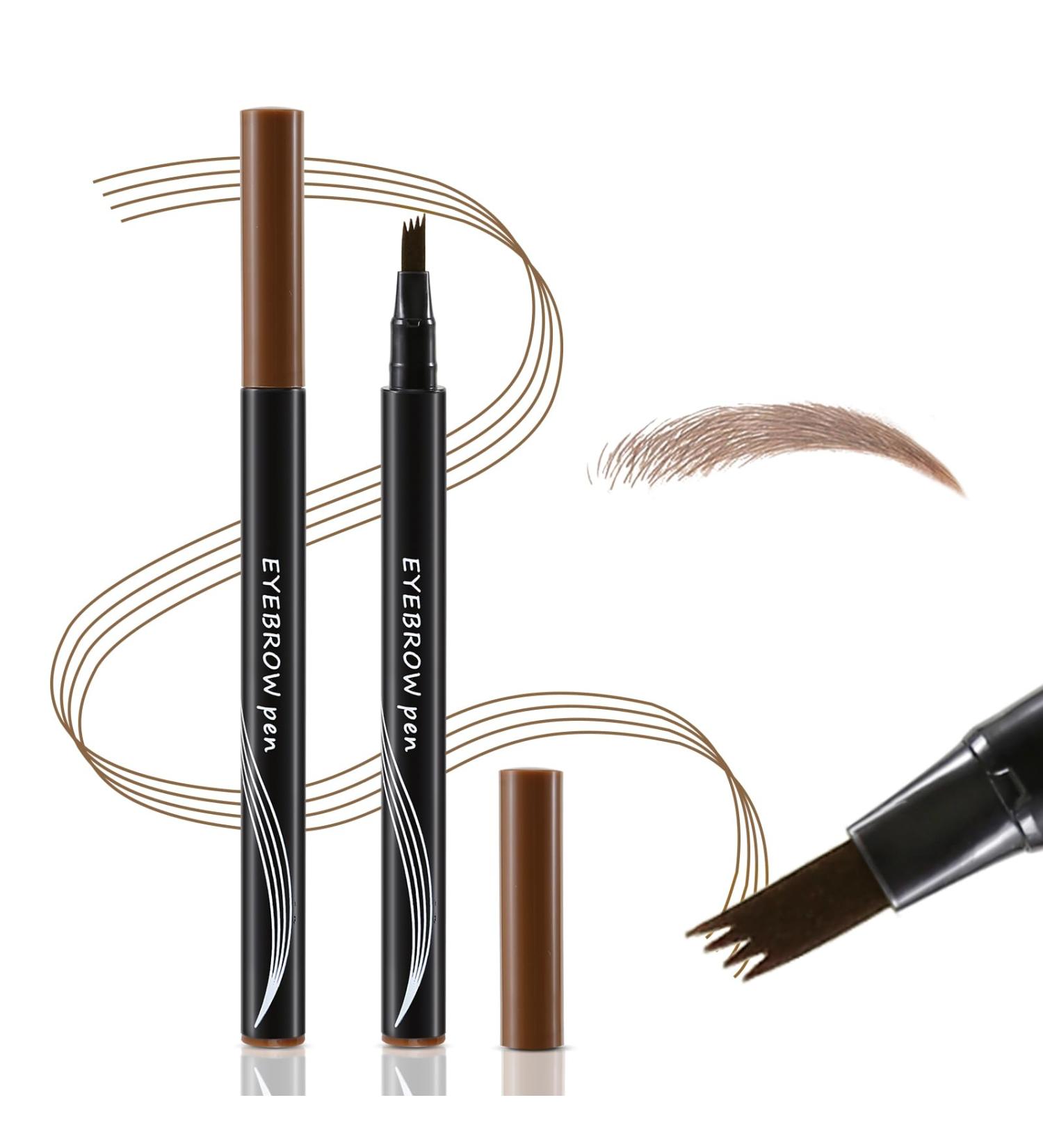 Boobeen Waterproof Micro Tip Eyebrow Pen - Long Lasting Dark Brown - Buy Online on GoSupps.com