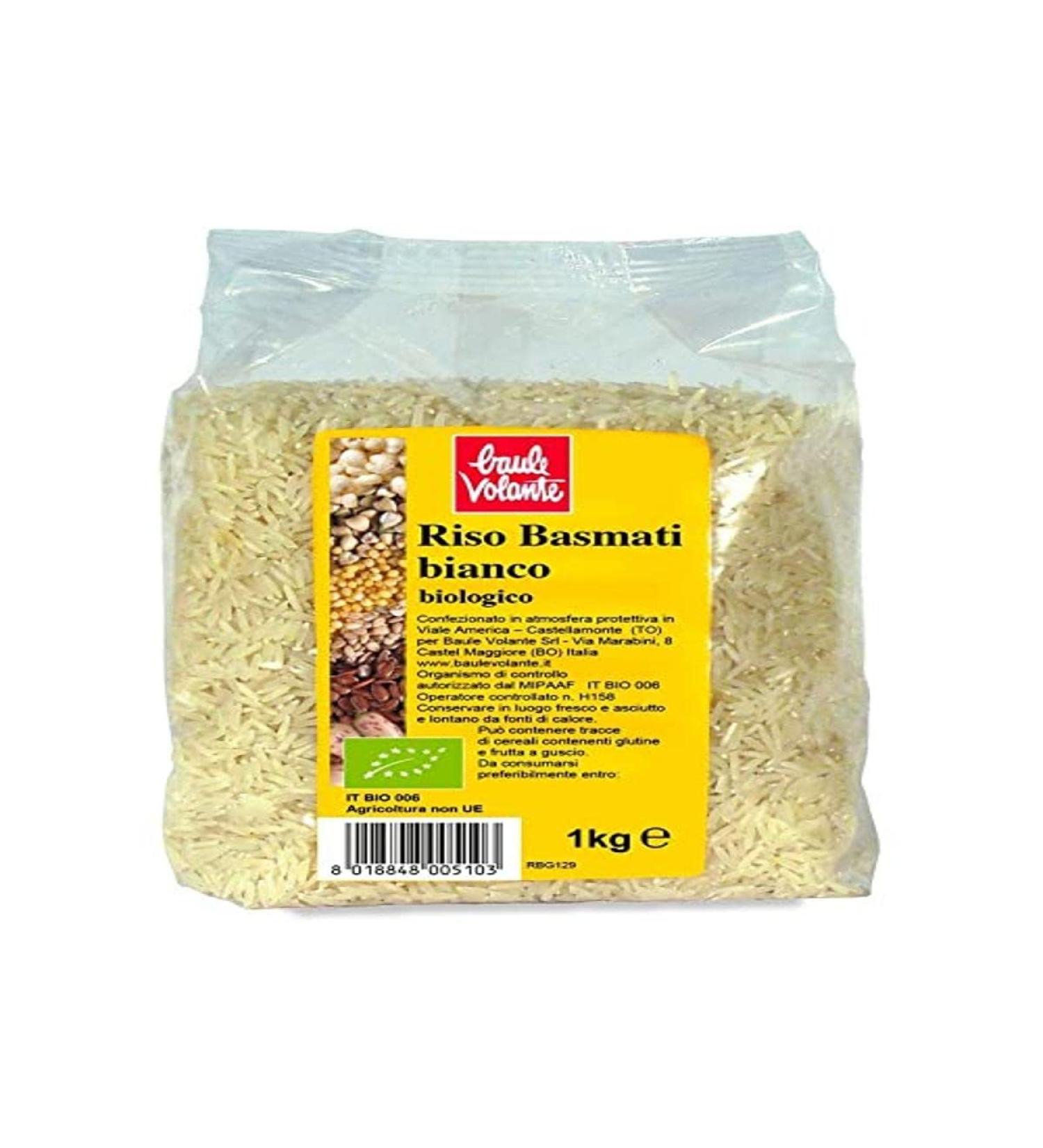 Baule Volante Flying Trunk White Basmati Rice 1 kg