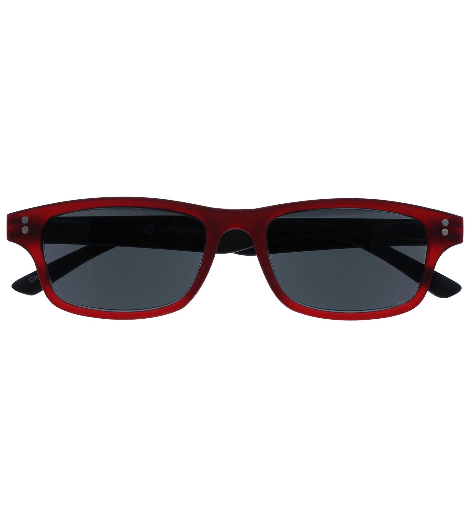 UV Reader Rubberized Red Black Reading Glasses UV400 for Men & Women - +2.50 Diopters Pack of 1 - Buy Online on GoSupps.com