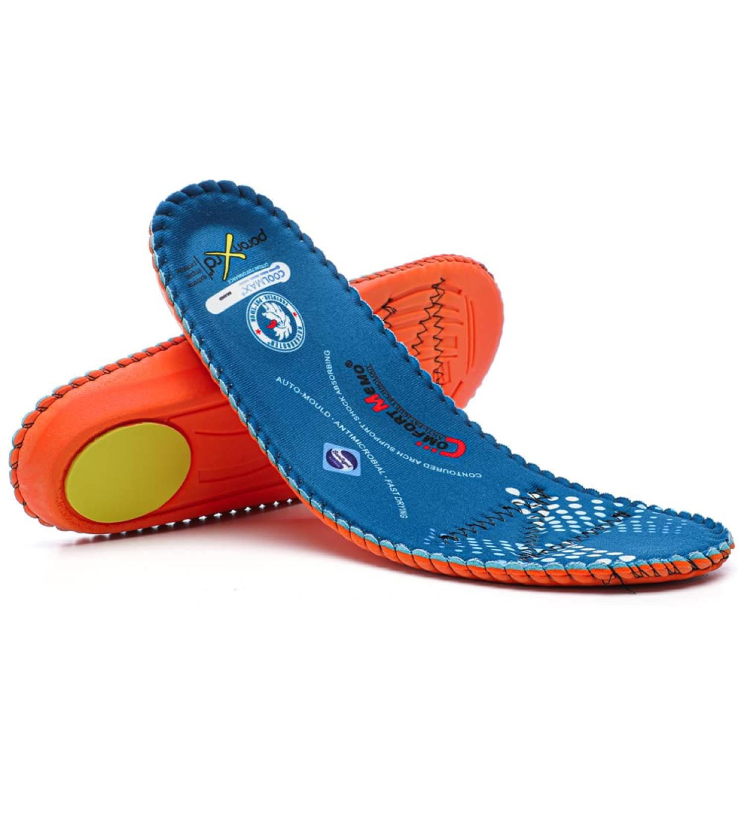 ROCKROOSTER Anti-Fatigue Arch Support Insoles - Blue, 10-10.5 M US - Buy Online on GoSupps.com