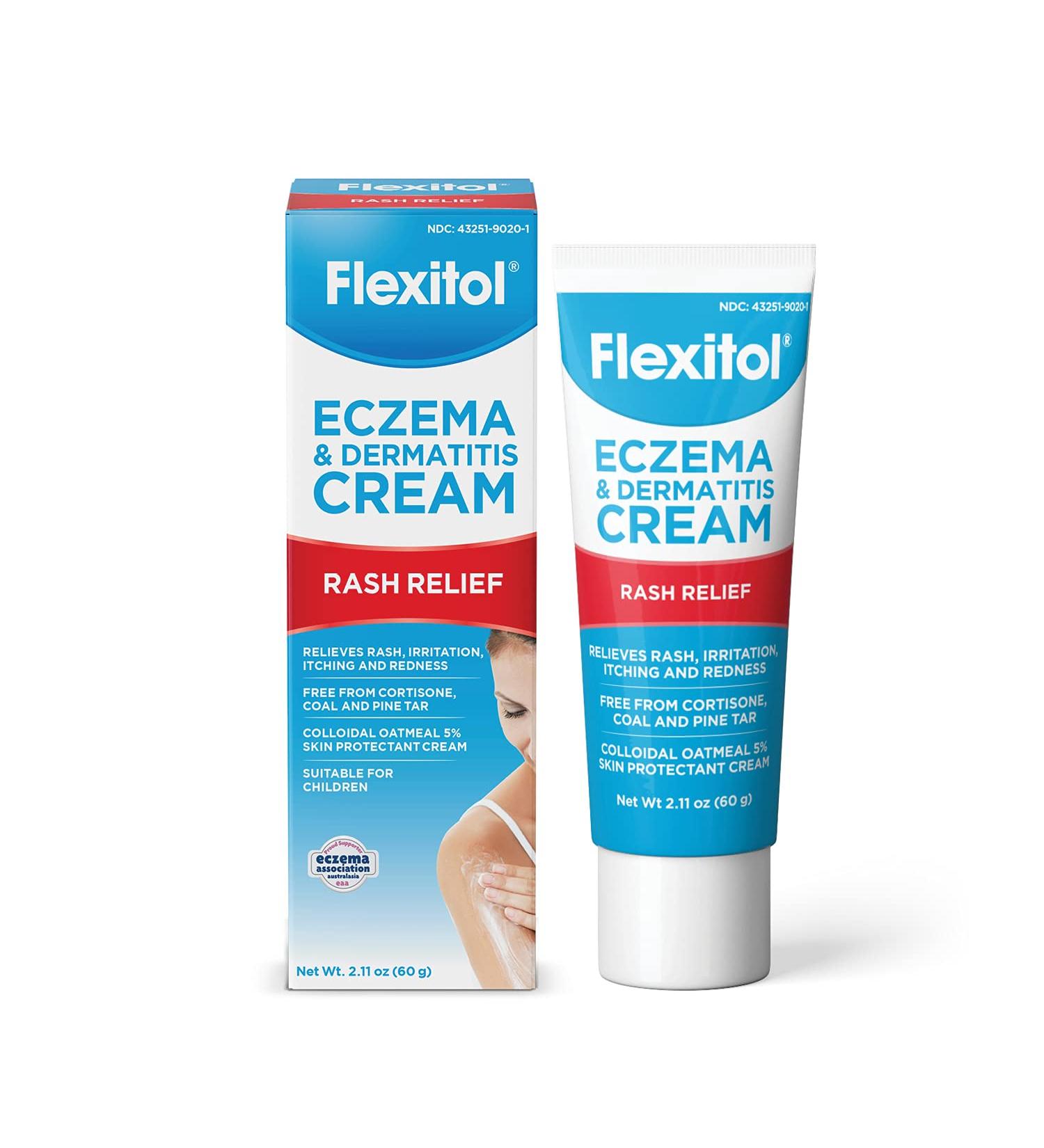 Flexitol Eczema & Dermatitis Cream | Steroid & Fragrance-Free | 5% Colloidal Oatmeal - Buy Online on GoSupps.com