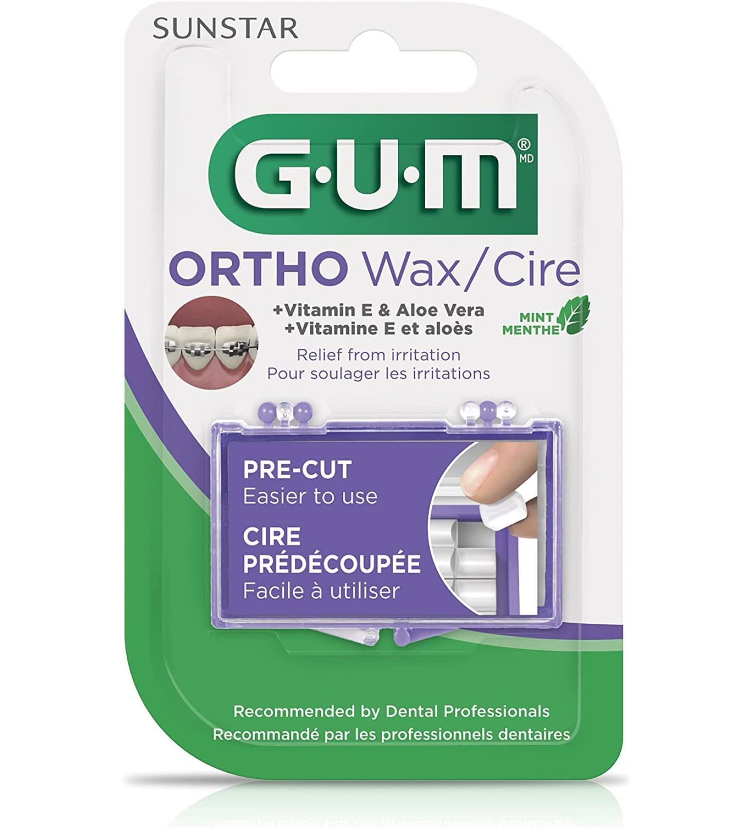 Buy GUM Orthodontic Wax Mint - Pack of 12 | Premium Dental Care for Braces | Fast International Shipping - Buy Online on GoSupps.com