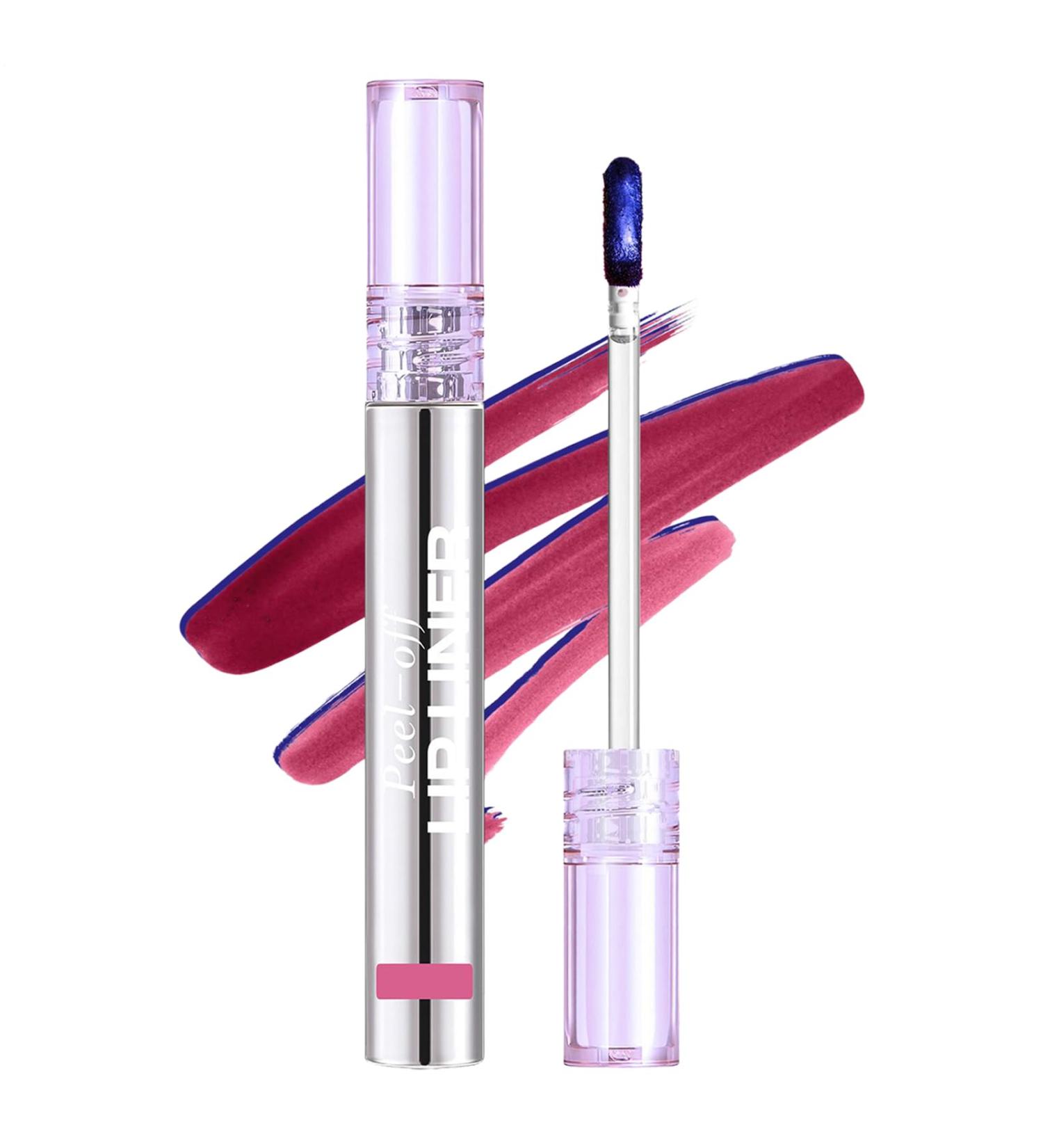 Lip Liner long lasting color peeloff sweat proof tinted lipstick smear resistant cosmetics beauty products for women wife girlfriend work party travel daily photography 1 - Buy Online on GoSupps.com