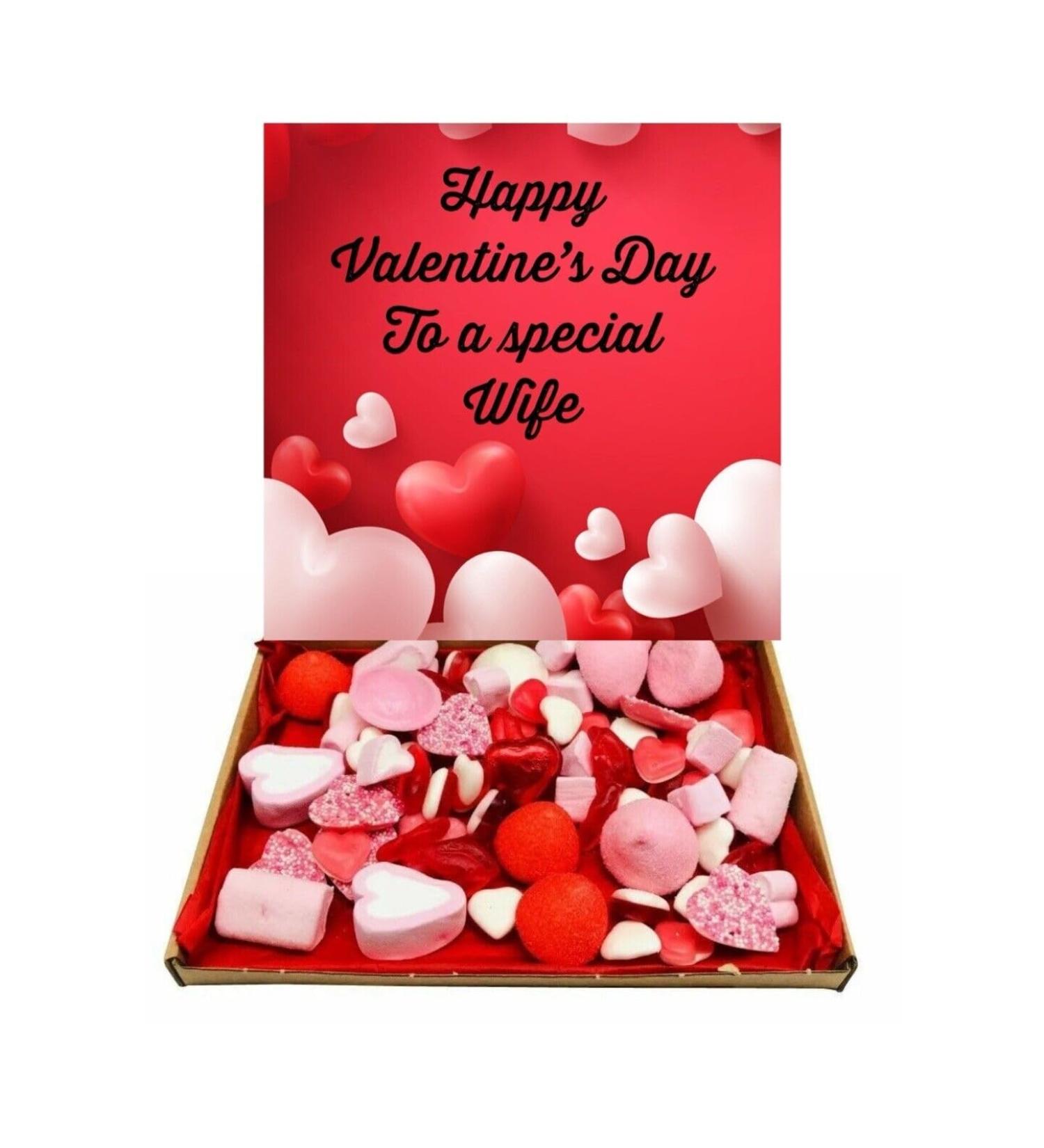 Happy Valentines Day Pick n Mix Sweet Hamper Gift Present Wife - Buy Online on GoSupps.com