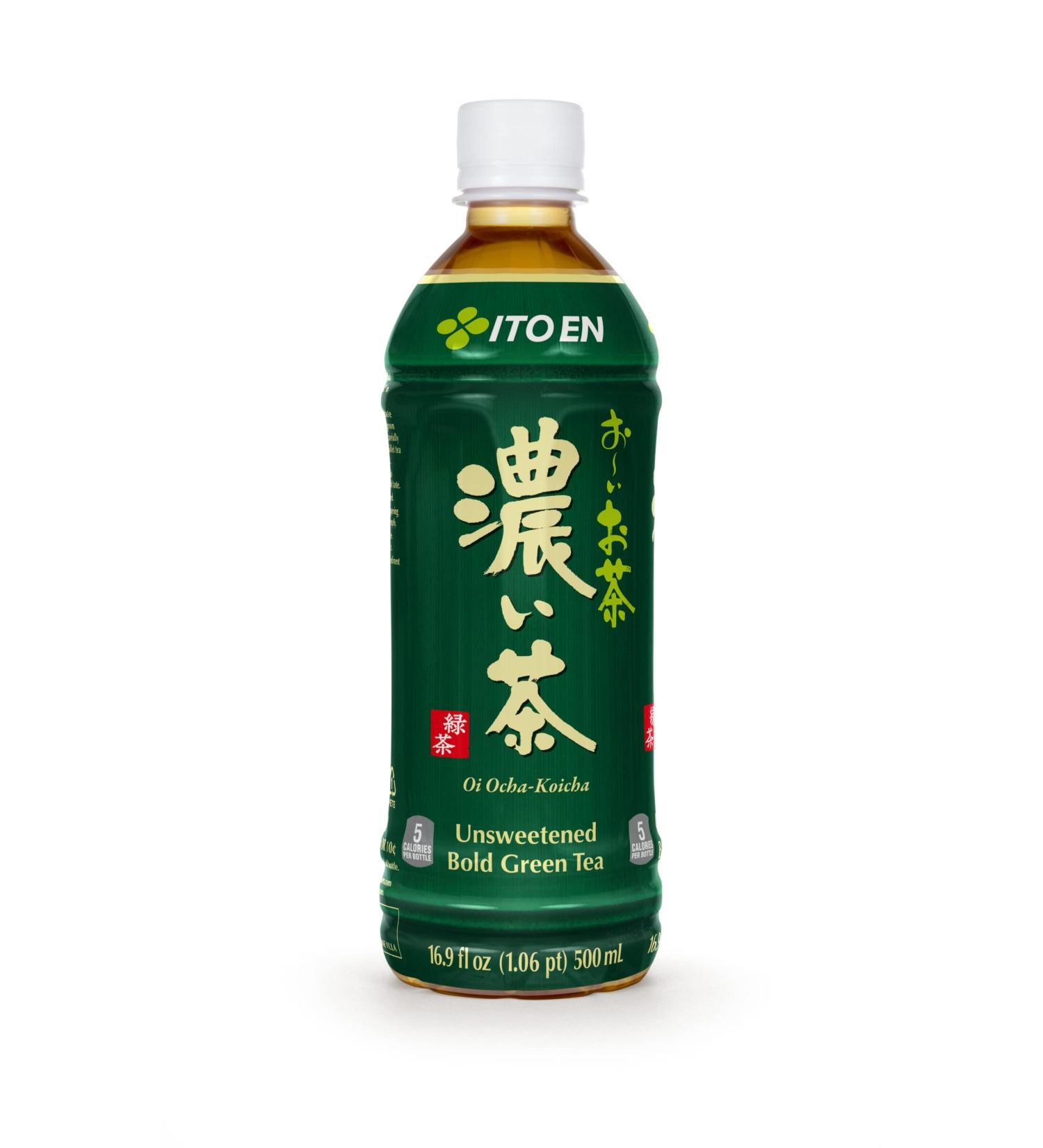 Ito En Oi Ocha Unsweetened Bold Green Tea - 0 Calories, 16.9 oz (Pack of 12) - Refreshing & Authentic - Buy Online on GoSupps.com