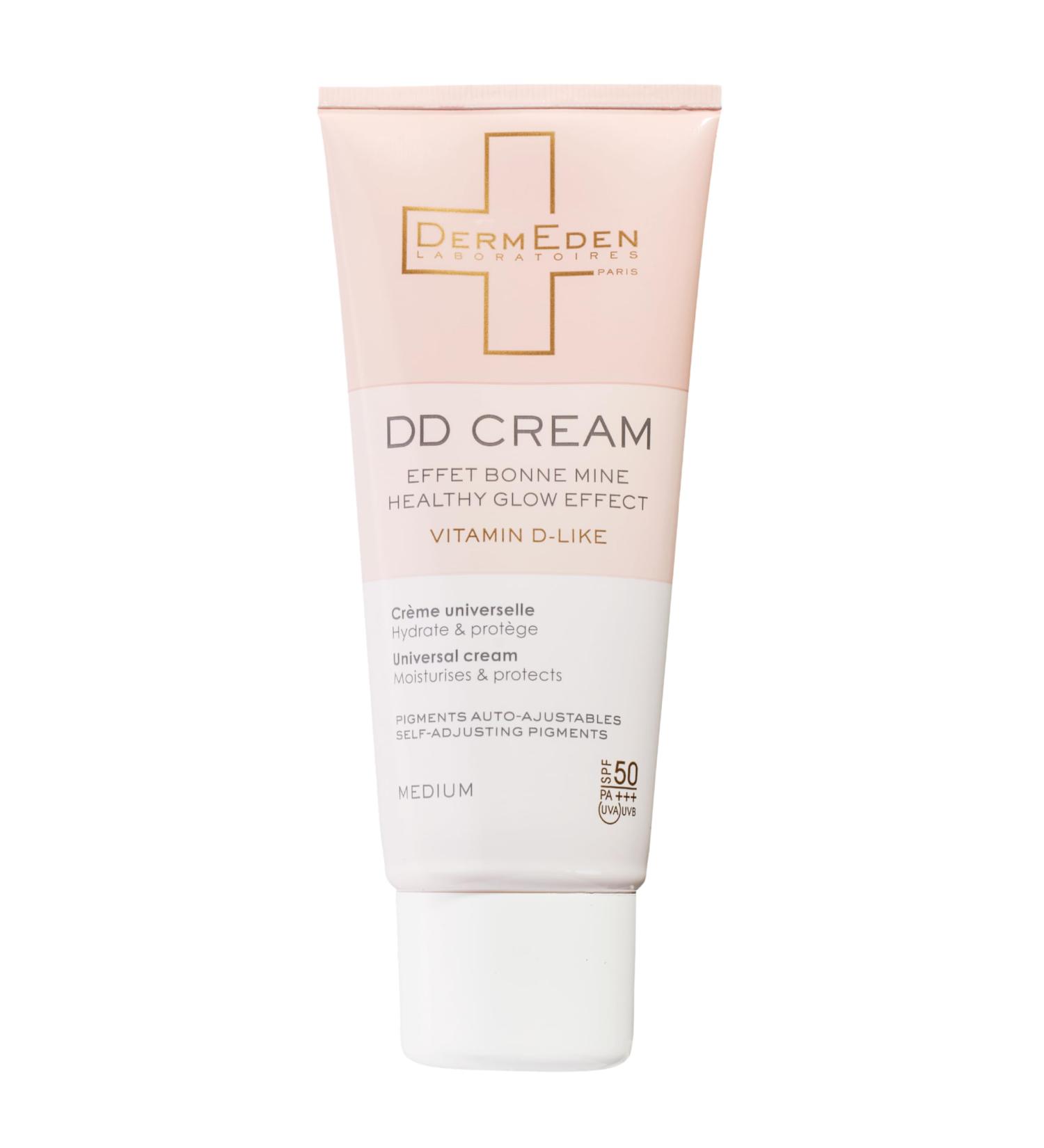 Laboratoires DermEden - Healthy Glow Day Cream 50 ml -SPF 50 medium tinted -Full protection against the harmful effects of light -Moisturizing Anti-aging Vitamin D-Like -Made in France - Buy Online on GoSupps.com