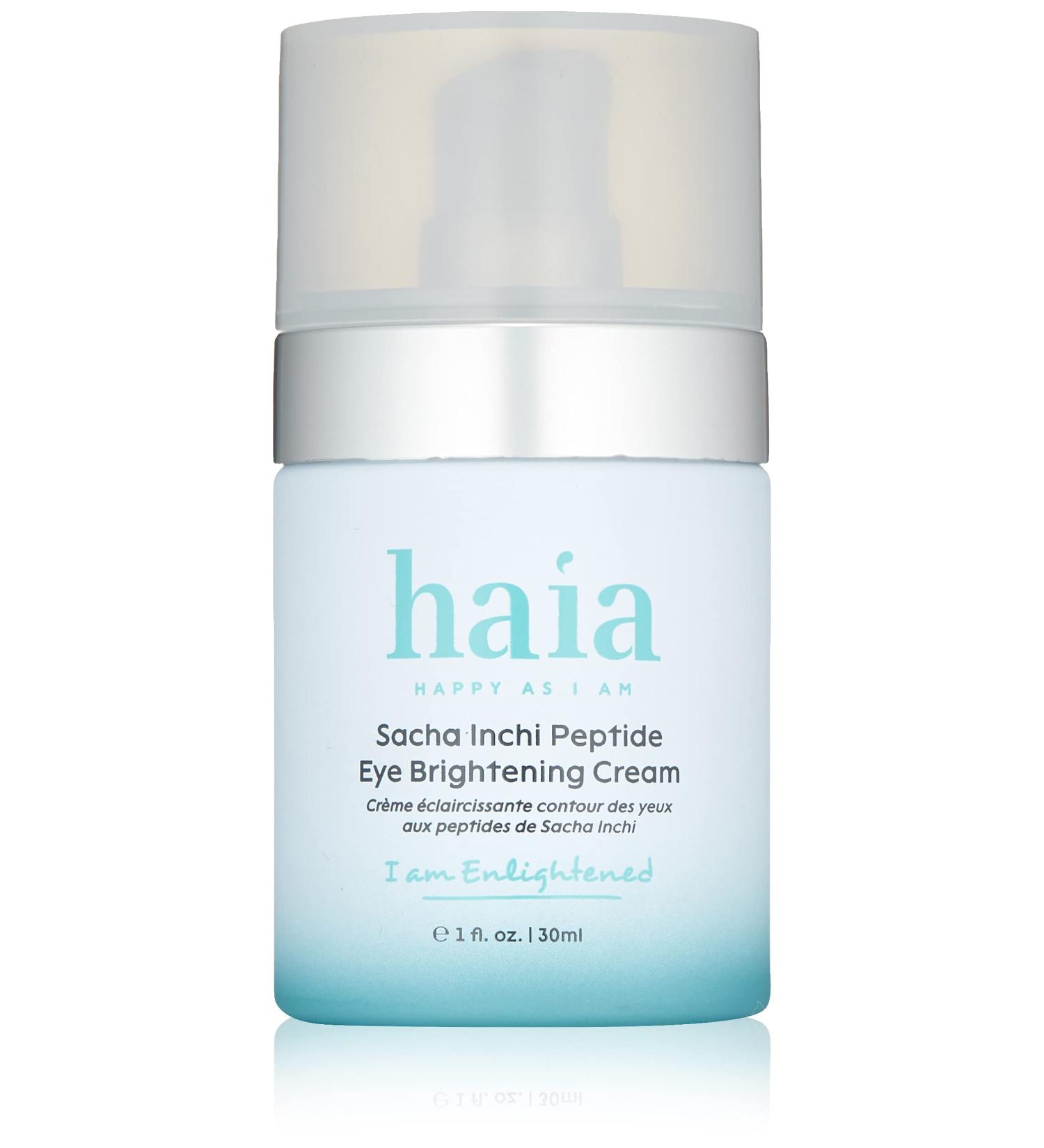 Enlightened Sacha Inchi Peptide Eye Brightening Cream - Certified Cosmos Organic - Buy Online on GoSupps.com