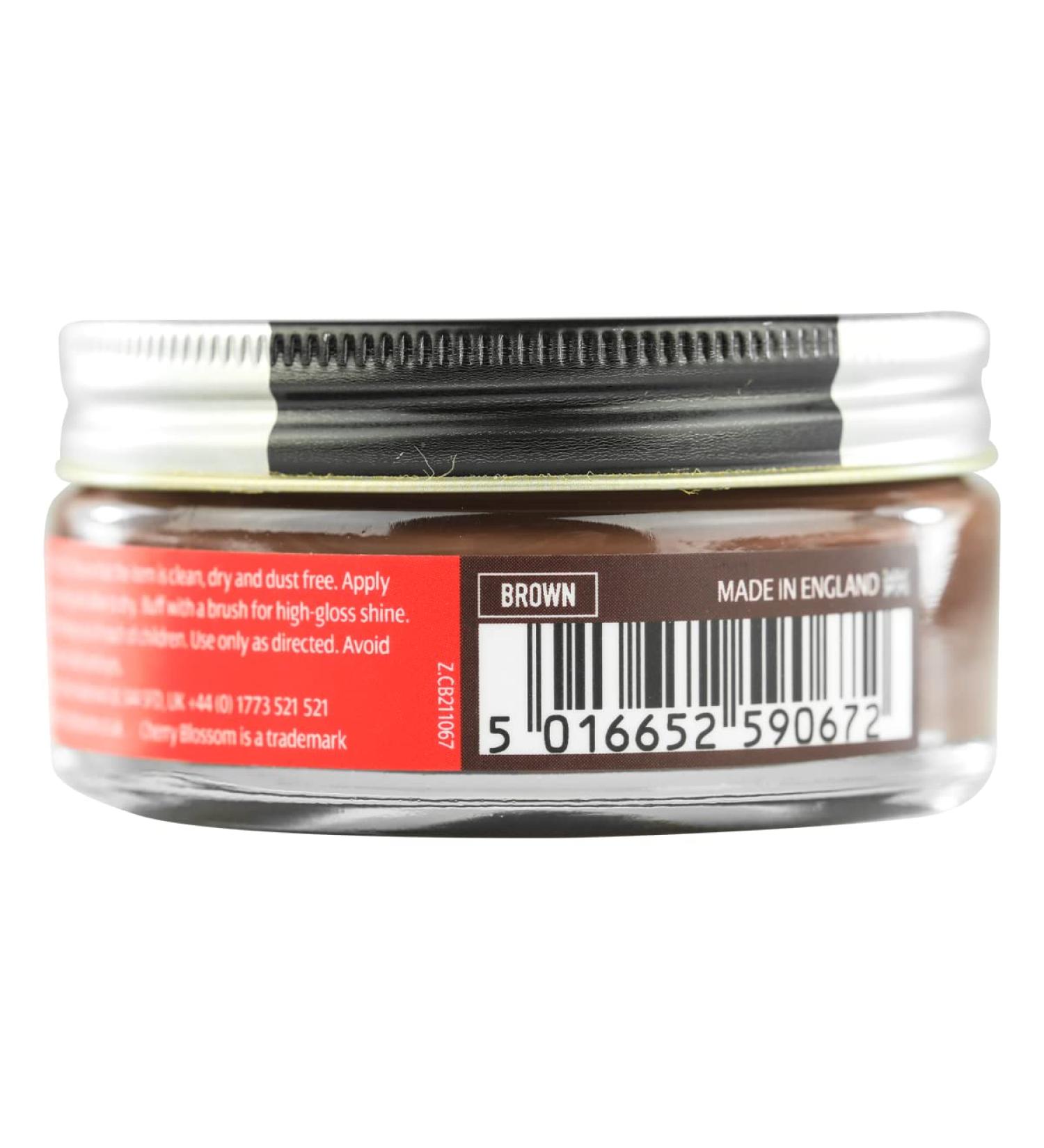 Cherry Blossom Footwear Renovating Shoe Cream Care Product Brown 50ml - Buy Online on GoSupps.com