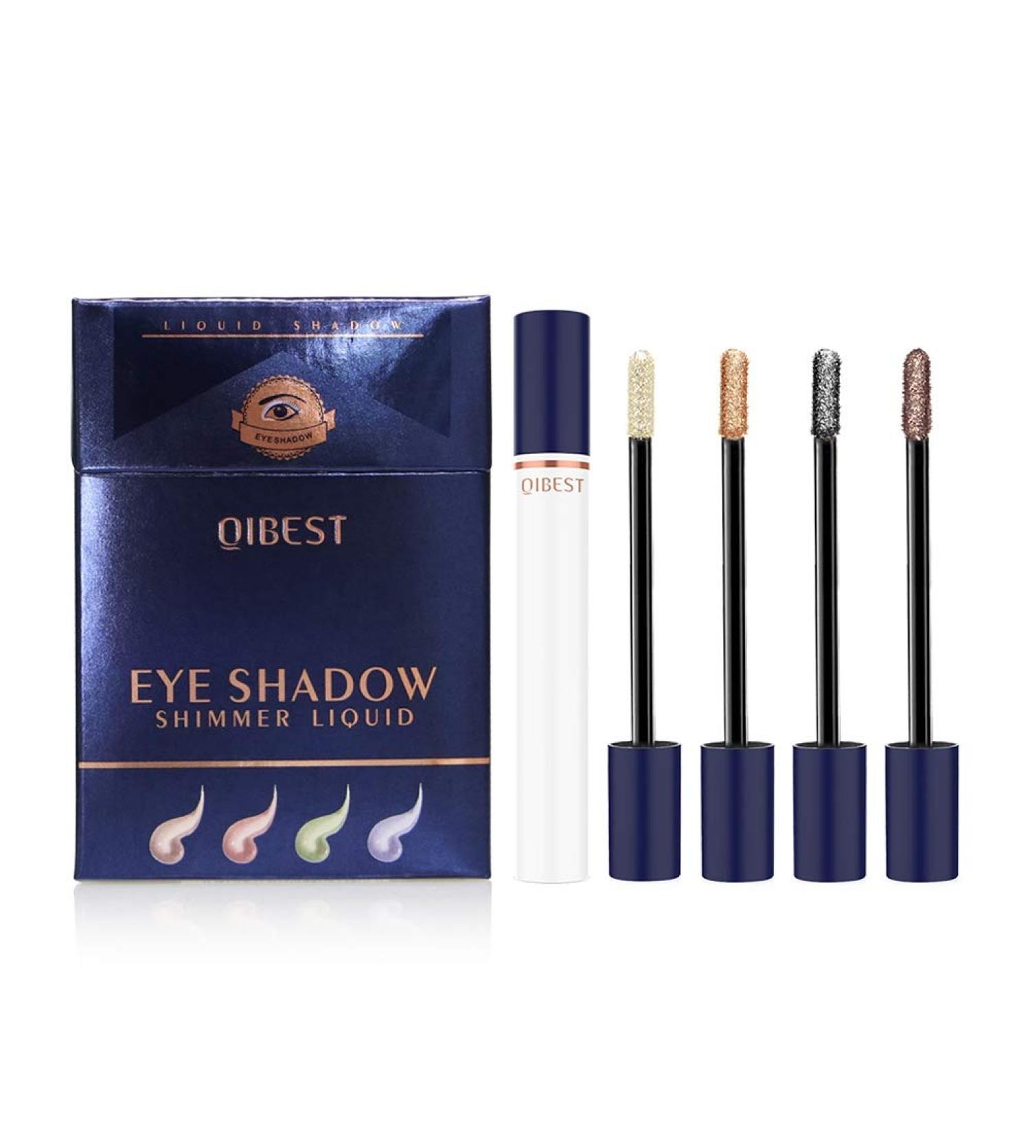 Allbestaye 4pcs Diamond Glitter Eyeshadow Liquid Pen Set - Waterproof & Long-Lasting Makeup Kit | 4 Colors - Buy Online on GoSupps.com