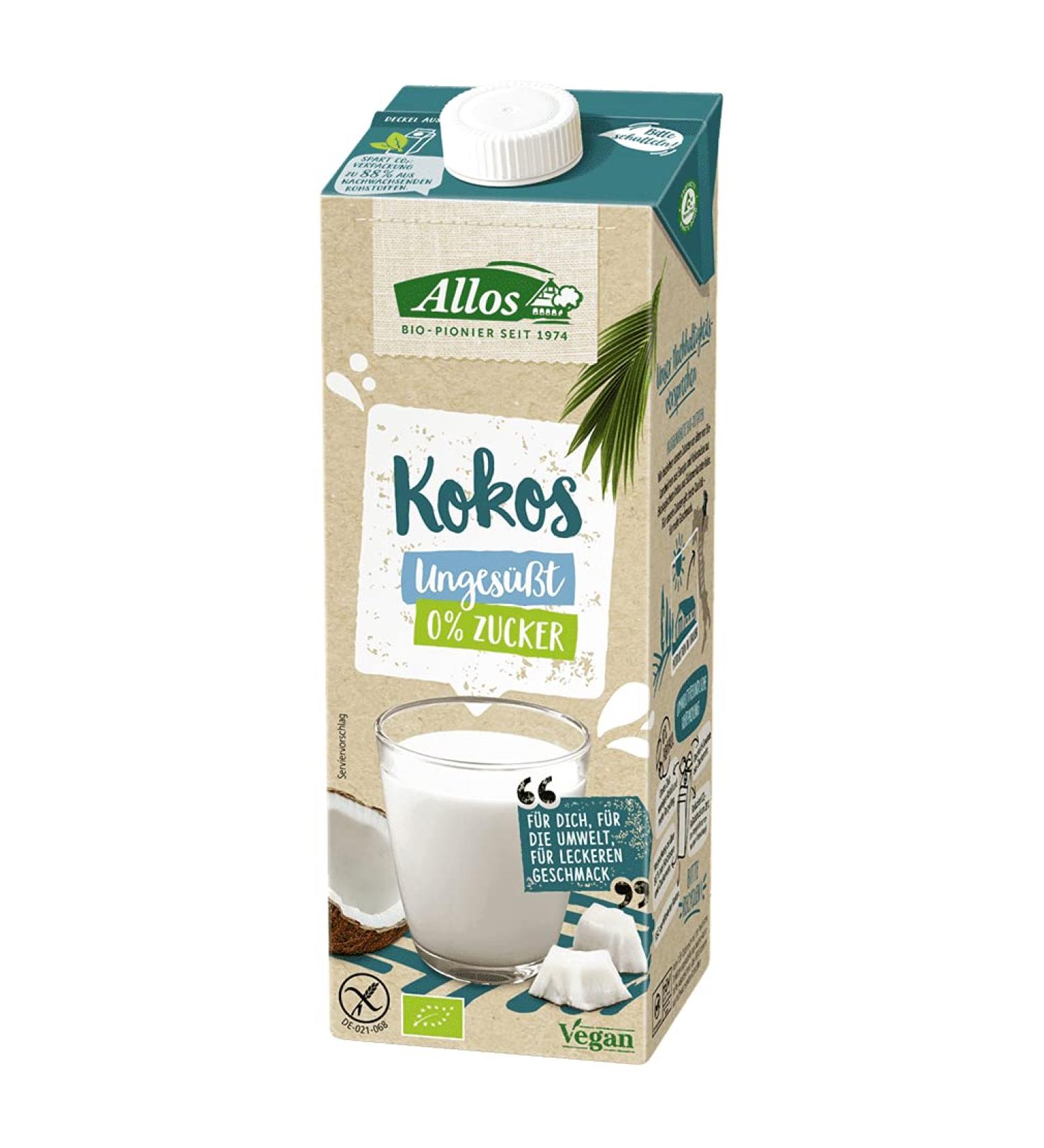 Allos Organic Coconut Drink 12-Pack (12 x 1L)