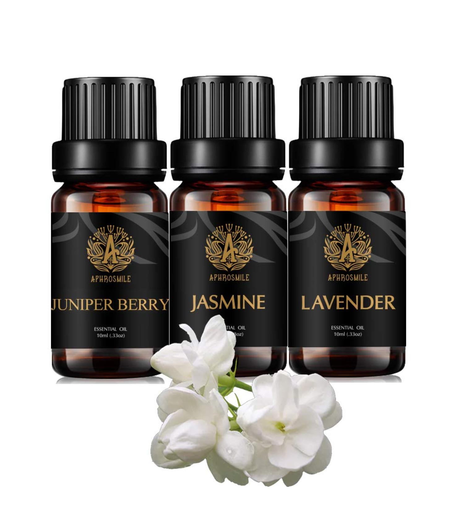 Aromatherapy Jasmine Essential Oil Set for Diffuser 3X10ml 100% Pure Lavender Essential Oil Kit for Humidifier-Jasmine Lavender Juniper Berry Essential Oil Set Aromatherapy Juniper Berry Oils Kit - Buy Online on GoSupps.com