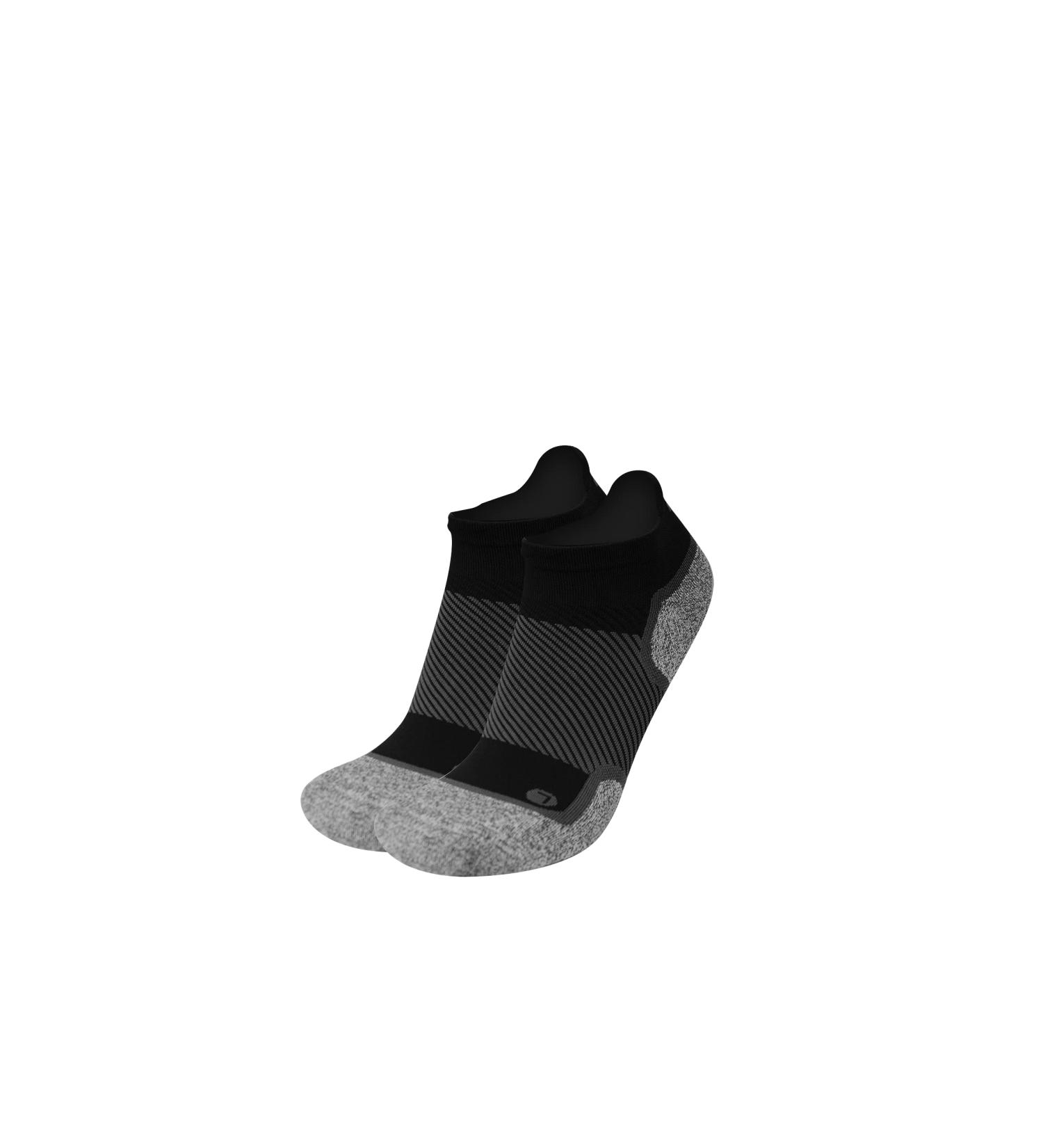 OrthoSleeve WC4 Wellness Care No-Show Socks in Black - Size Medium (1 Pair) - Buy Online on GoSupps.com