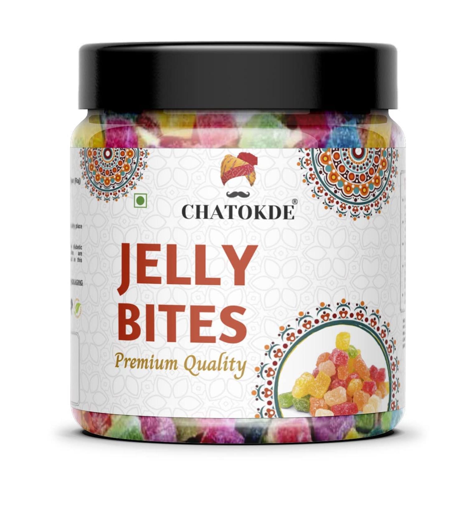 CHATOKDE Tasty Sugar Coated Jelly Candy Bites 400g_Packing May Vary