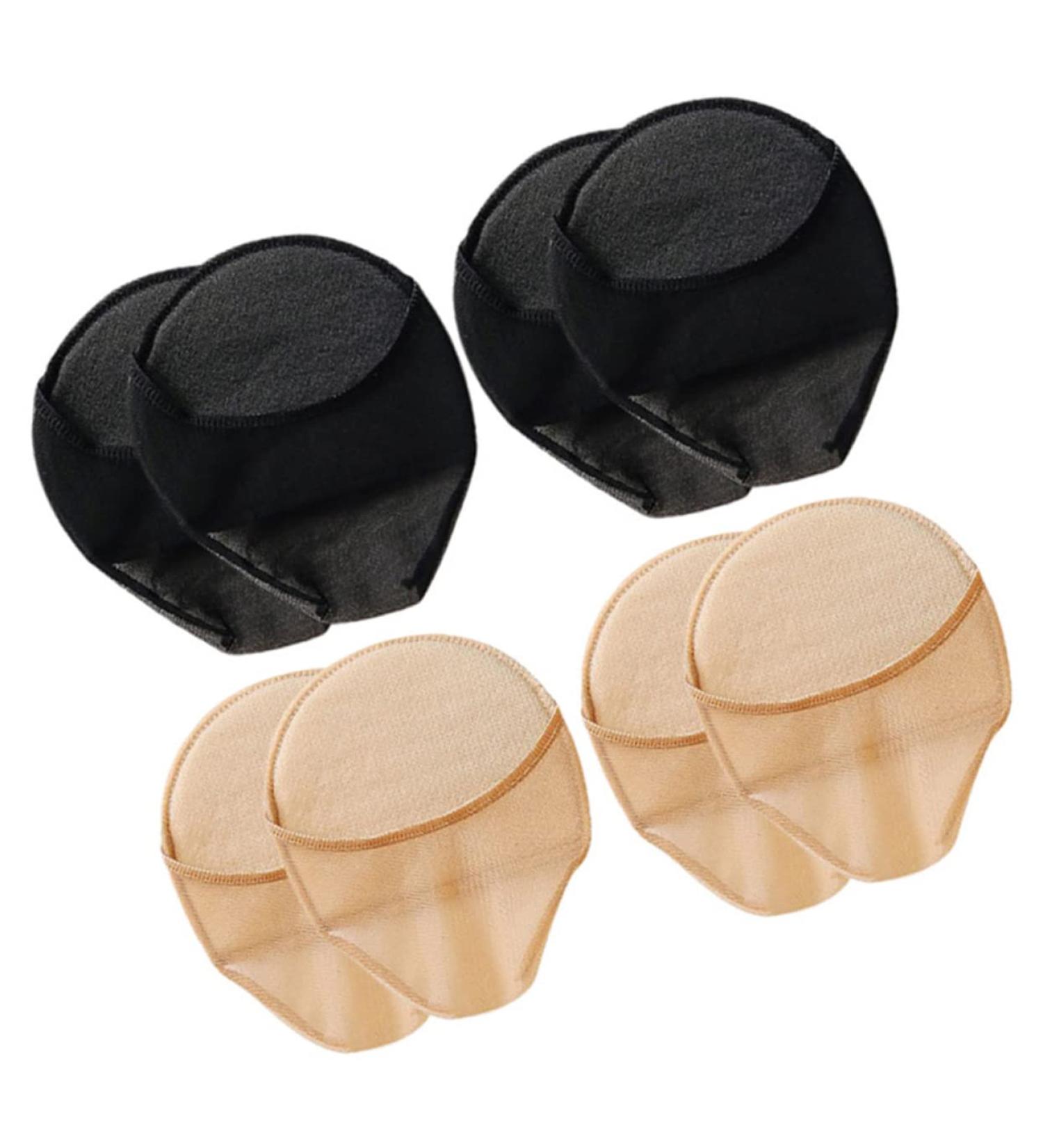 Shop Mikinona 4 Pairs Half Socks - Durable Metatarsal & Forefoot Pads Washable Toe Covers - Ultimate Foot Protection for All-Day Comfort - Buy Online on GoSupps.com