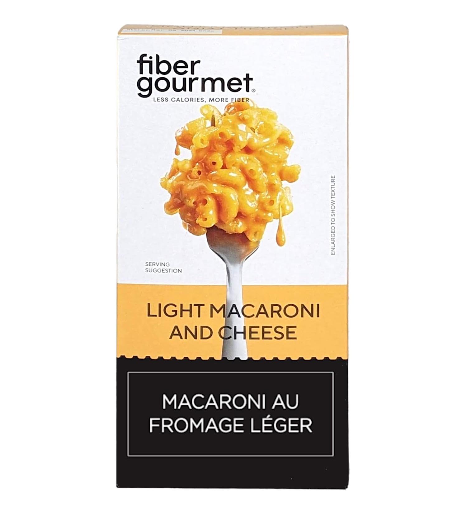 Fiber Gourmet Light Pasta Mac & Cheese Low Calorie High Fibre Kosher 170g - Buy Online on GoSupps.com