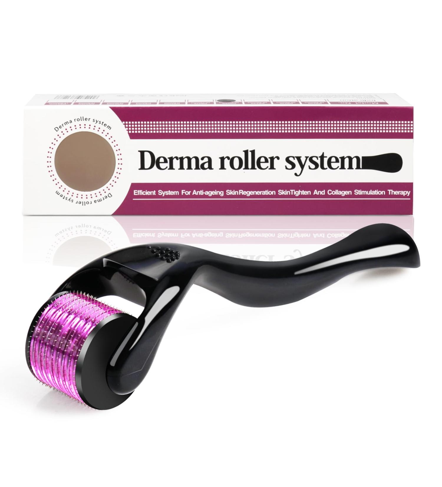 Derma Scooter Needles 0.25mm - 540 Titan Micron Facial Roller for Home Use | Smooth Skin Reduce Scars & Enhance Beauty - Buy Online on GoSupps.com