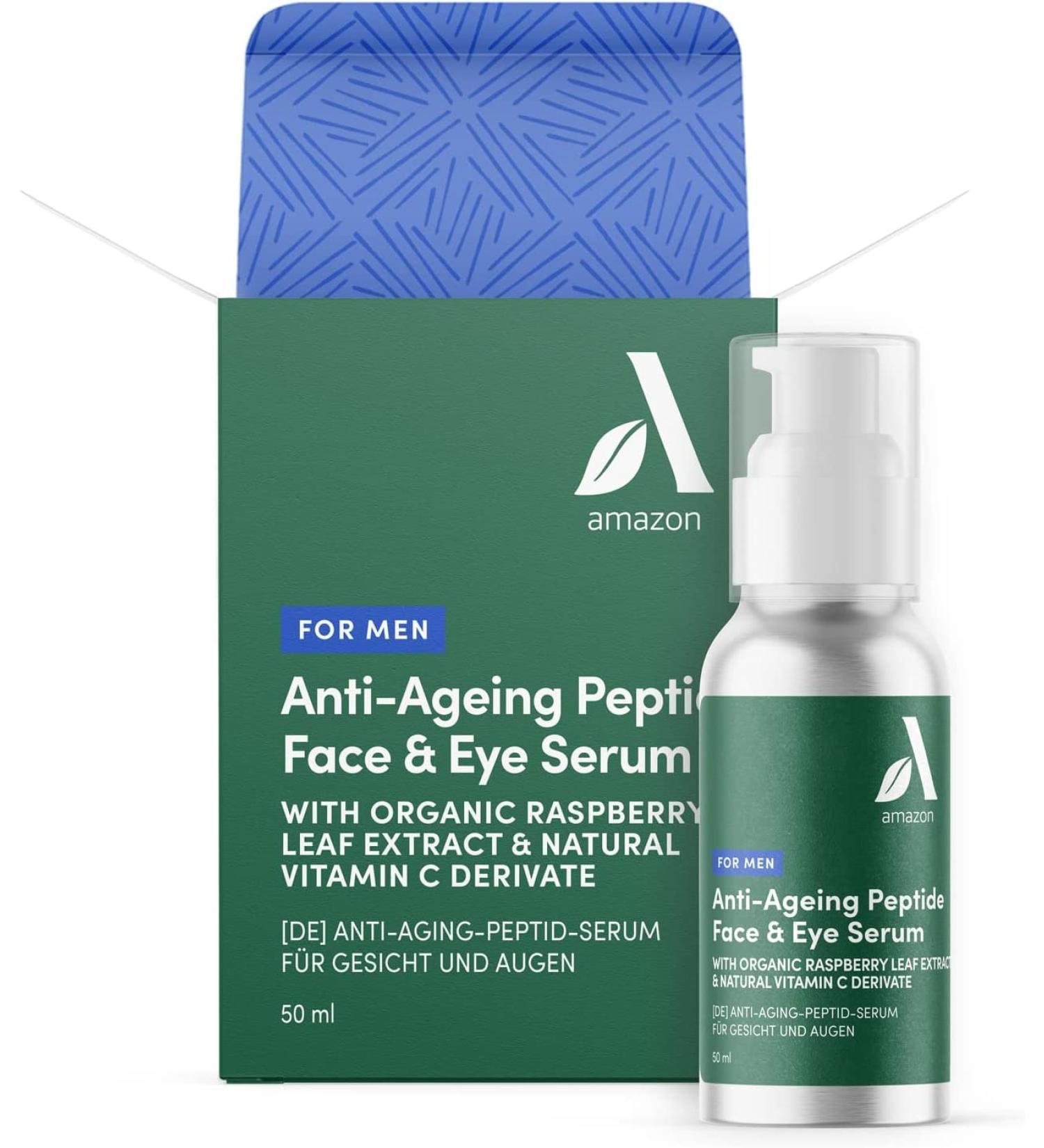Amazon Aware Anti-Aging Peptide Serum for Men - 50ml Face & Eye Treatment | International Shipping - Buy Online on GoSupps.com