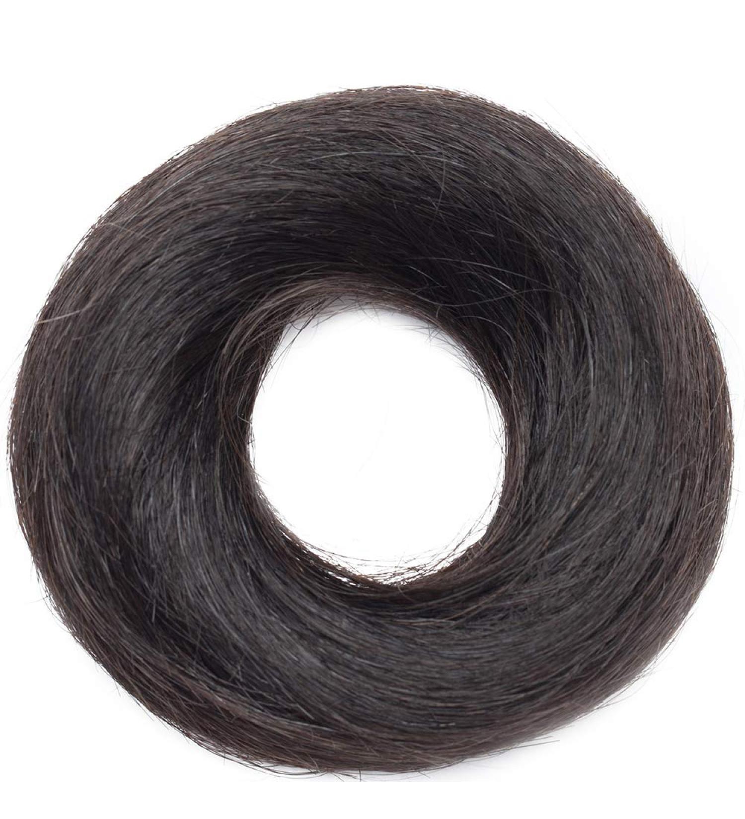Human Hair Scrunchies #1 Jet Black Straight (23g) - Buy Online on GoSupps.com