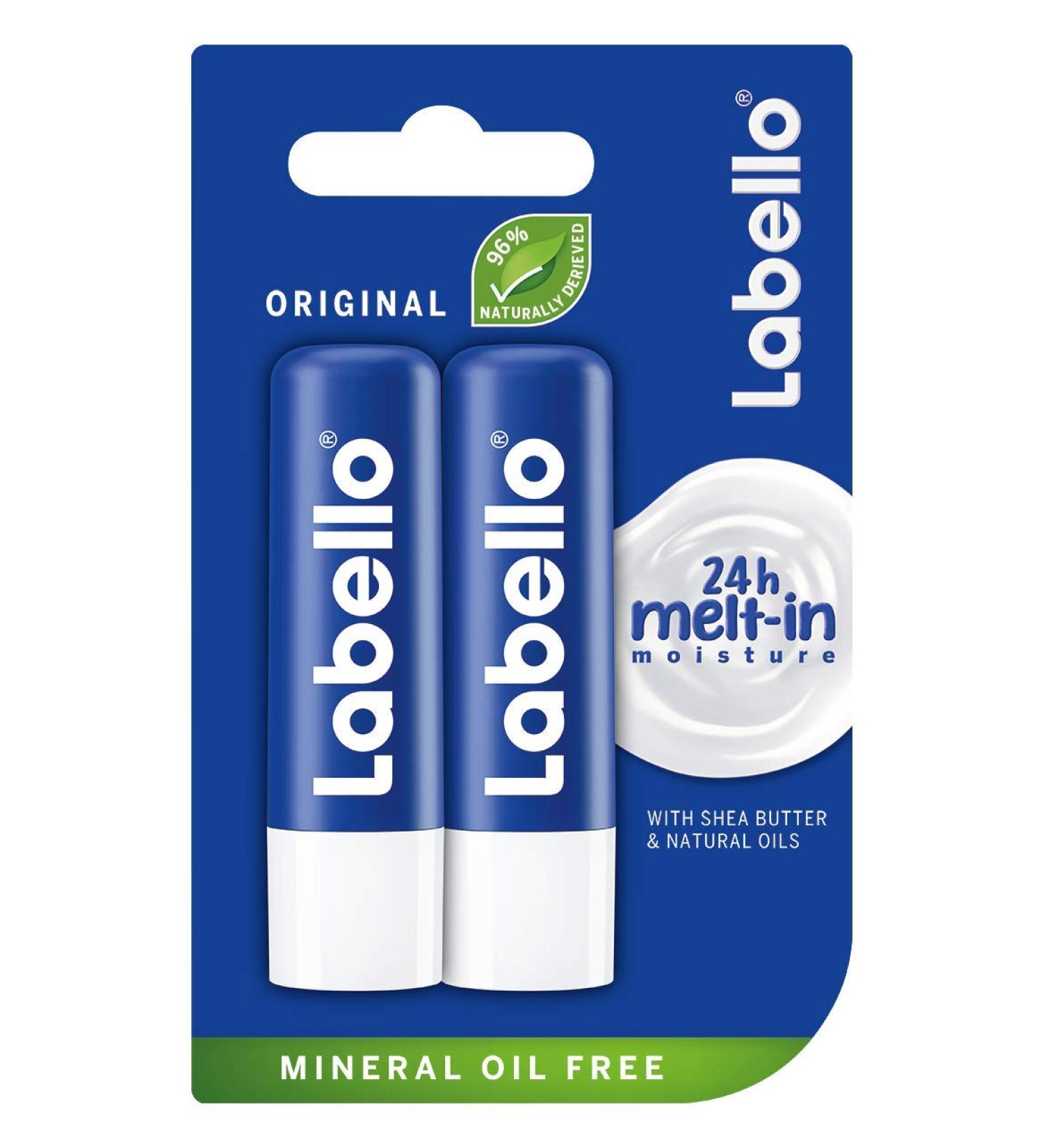 Labello Classic Care Lip Balm 0.18 oz / 4.8g (Pack of 2) - Moisturizing Lip Care Set - Buy Online on GoSupps.com