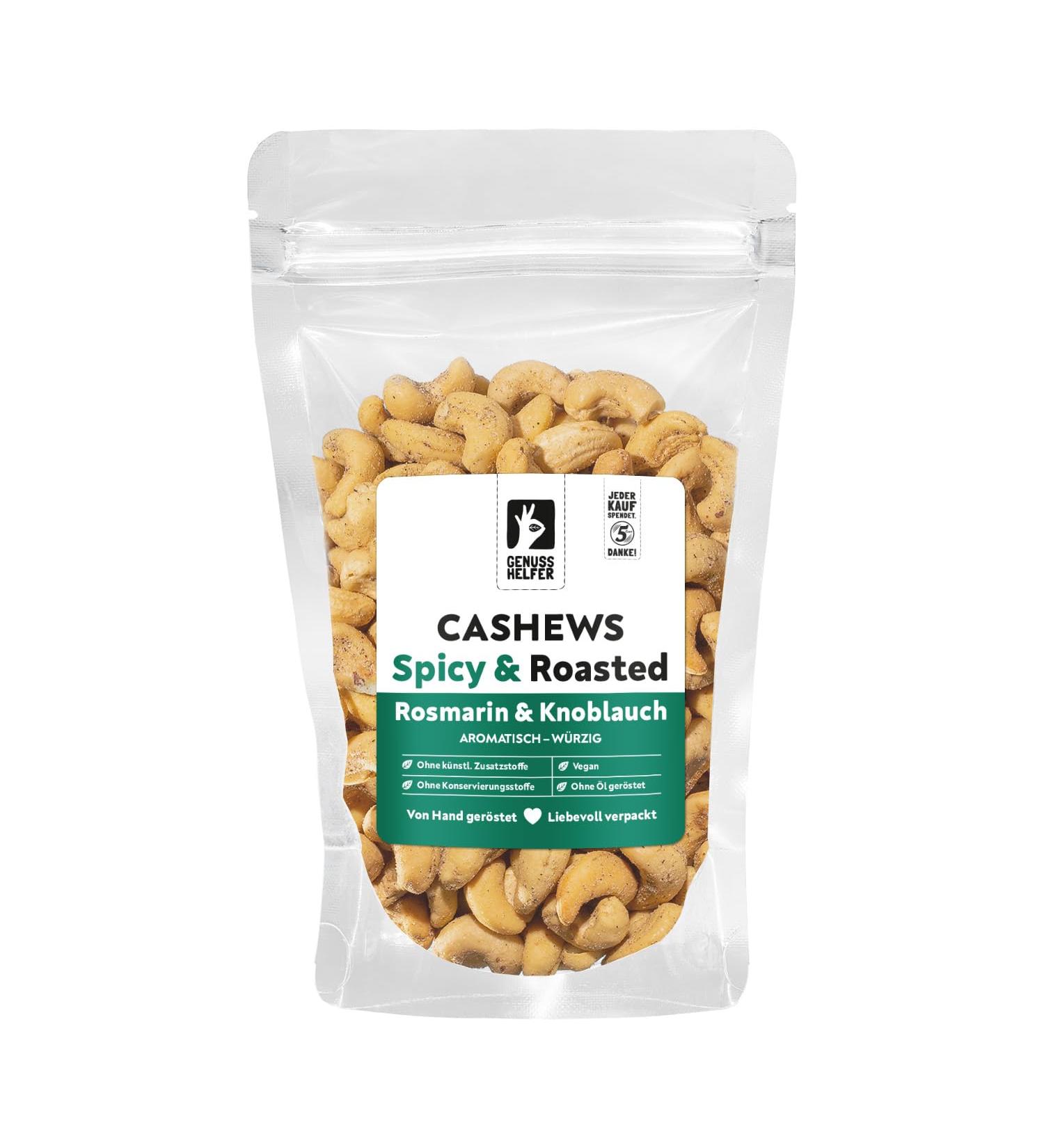 Buy Bremer Gew rzhandel Rosemary Garlic Cashews - 140g Vegan Snack | International Shipping - Buy Online on GoSupps.com
