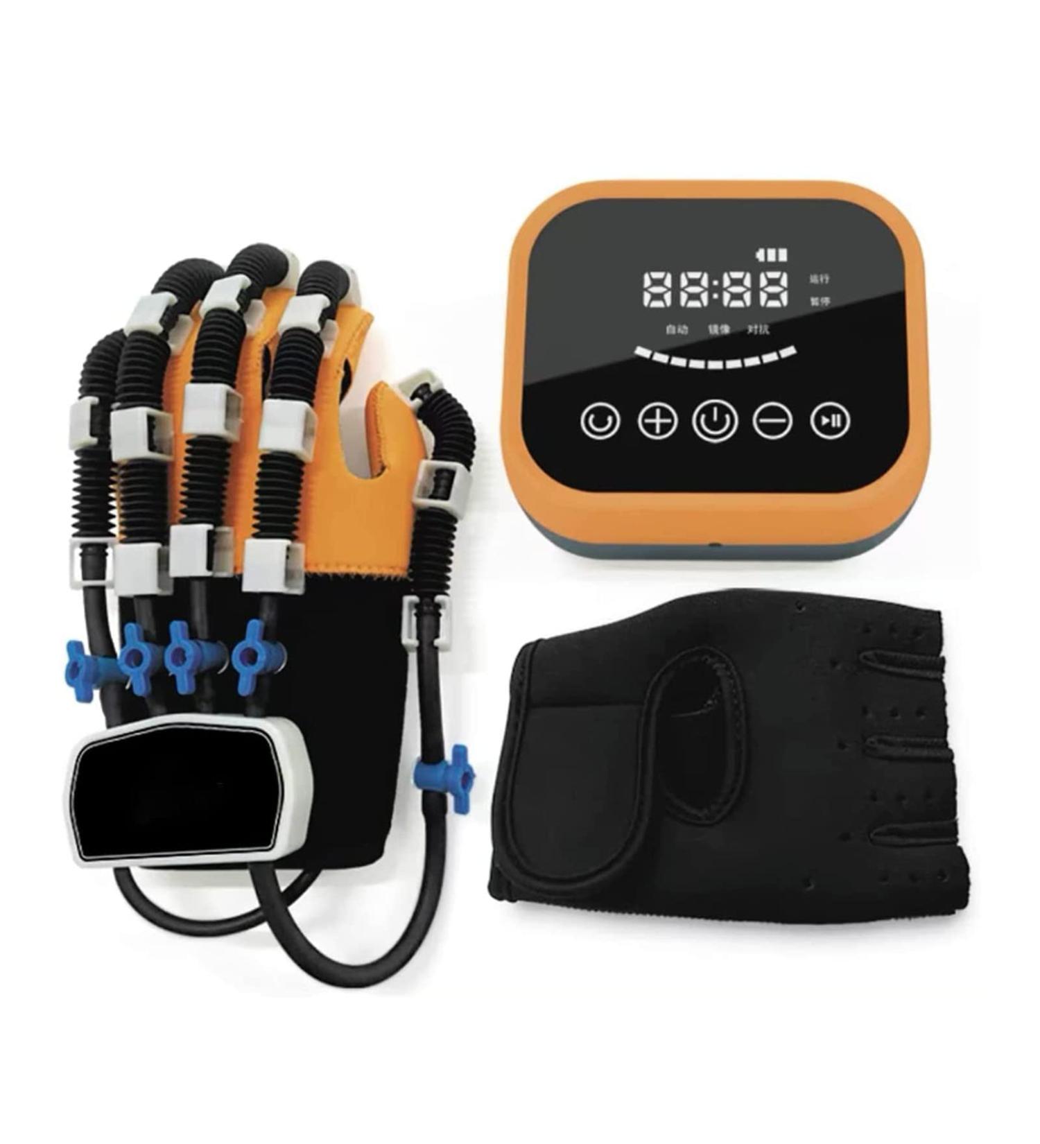 BTAISYDE Rehabilitation Robot Gloves Finger Training Gloves Stroke Hemiplegia Rehabilitation Training Equipment Finger Training Rehab Orthotics Right Large