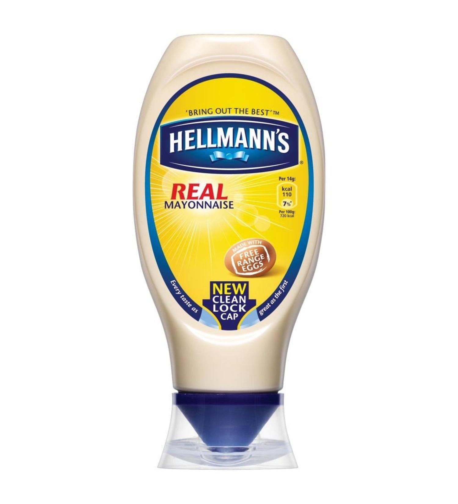 Hellmann's Hellmann's Real Mayonnaise Squeeze Bottles 430ml (Pack of 2)