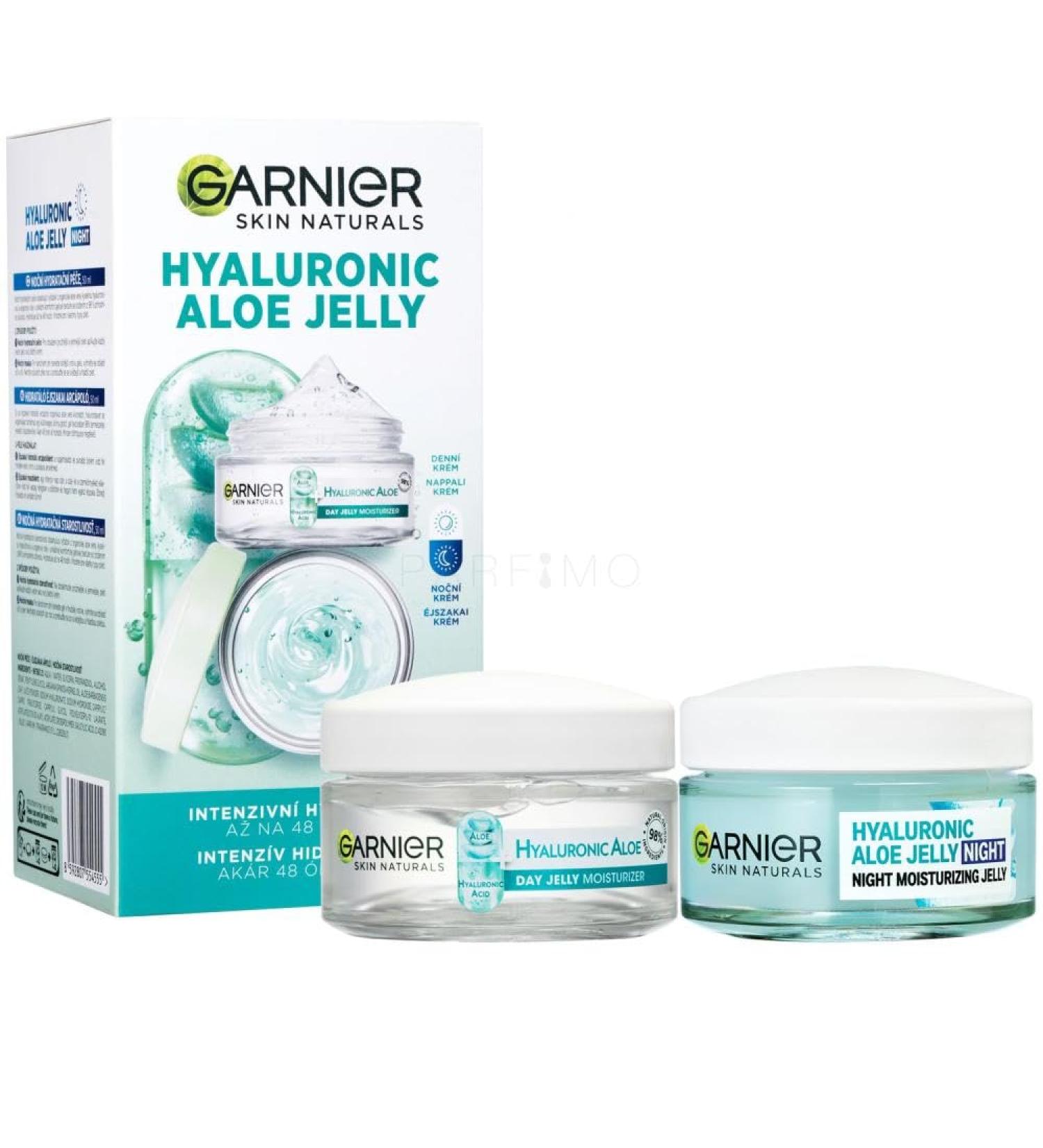 Garnier Hyaluronic Aloe Jelly Skincare Duo Day and Night - Buy Online on GoSupps.com