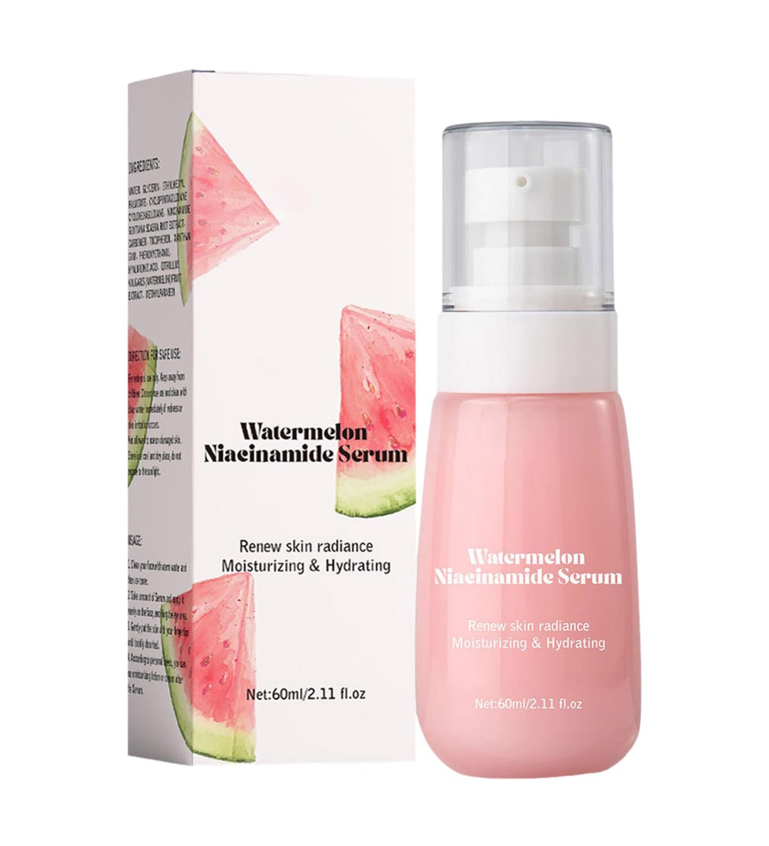 Rubu22a Watermelon Niacinamide Dew Drops Brightening Plumping Moisturizing Facial Serum Makeup Primer Dipping and Radiant 60 ml 02 ml 300er Pack - Buy Online on GoSupps.com