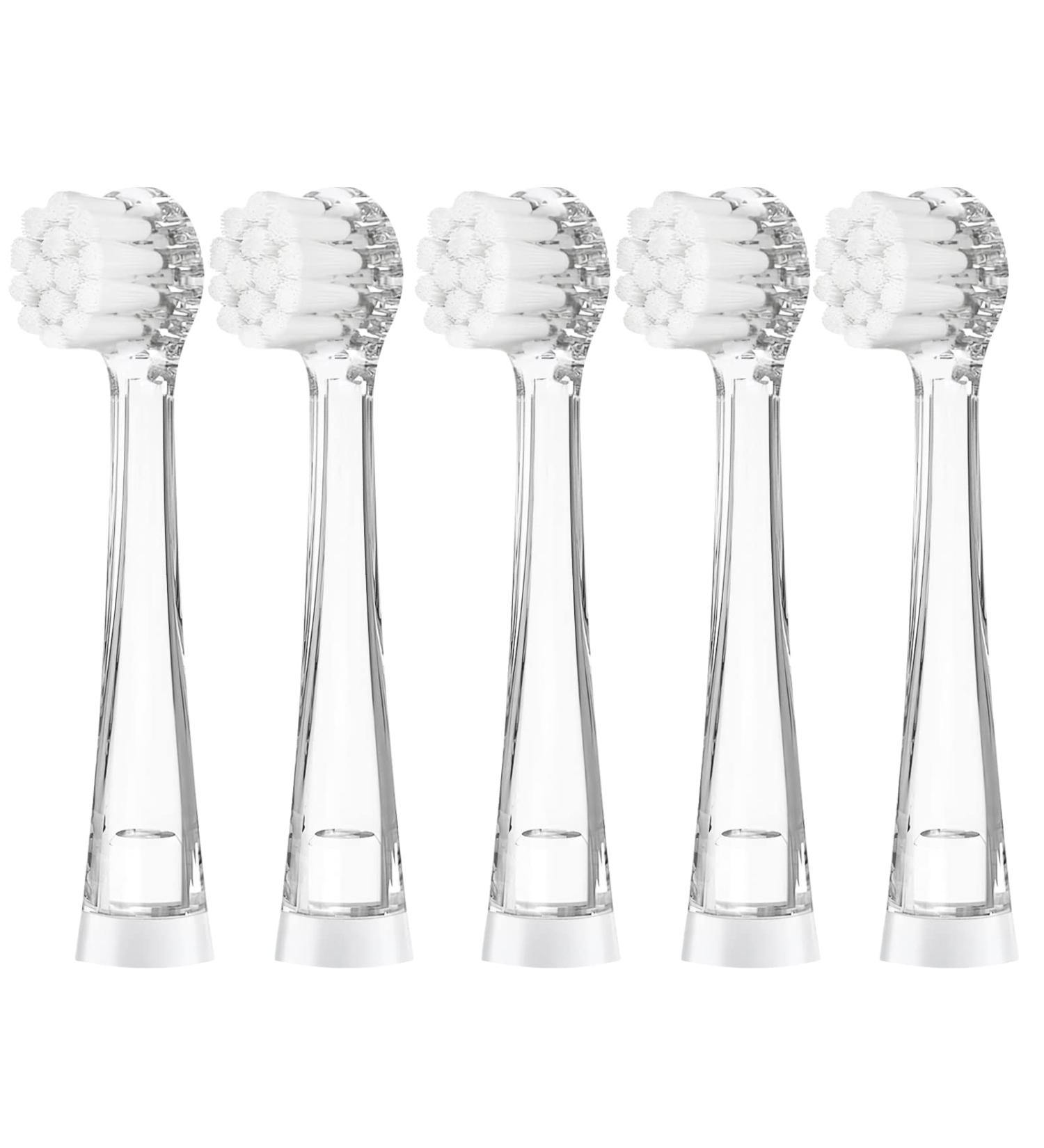 5 Replacement Brushes for SEAGO SG977/SGEK6/DT-K6/K3 - Children's Electric Toothbrush Accessories - Buy Online on GoSupps.com
