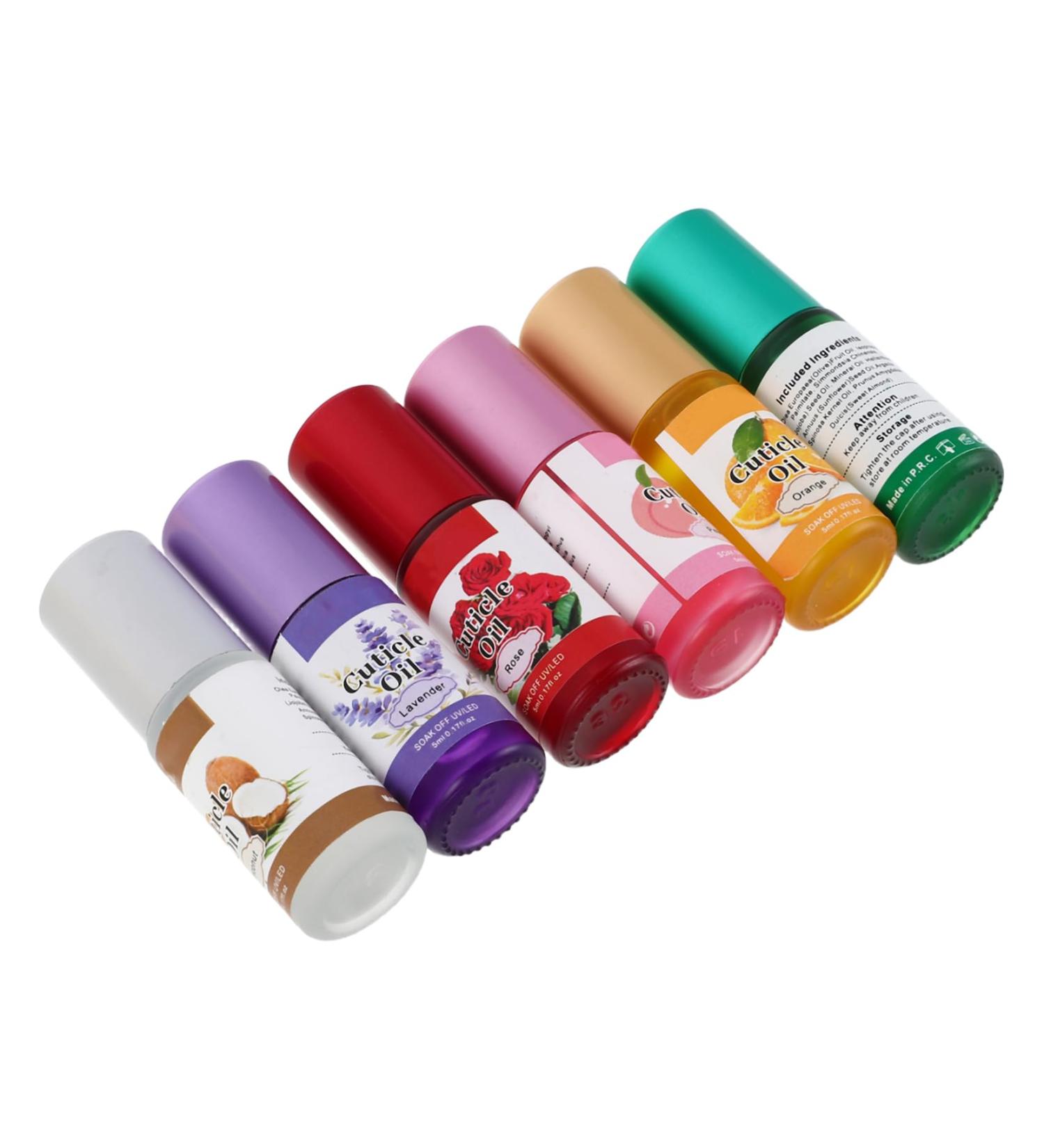 6pi ces Huile pour Cuticules et Ongles Flacons Hydrate et Renforce sans Laisser de Film Gras Soin Quotidien pour Mains Douces - Buy Online on GoSupps.com