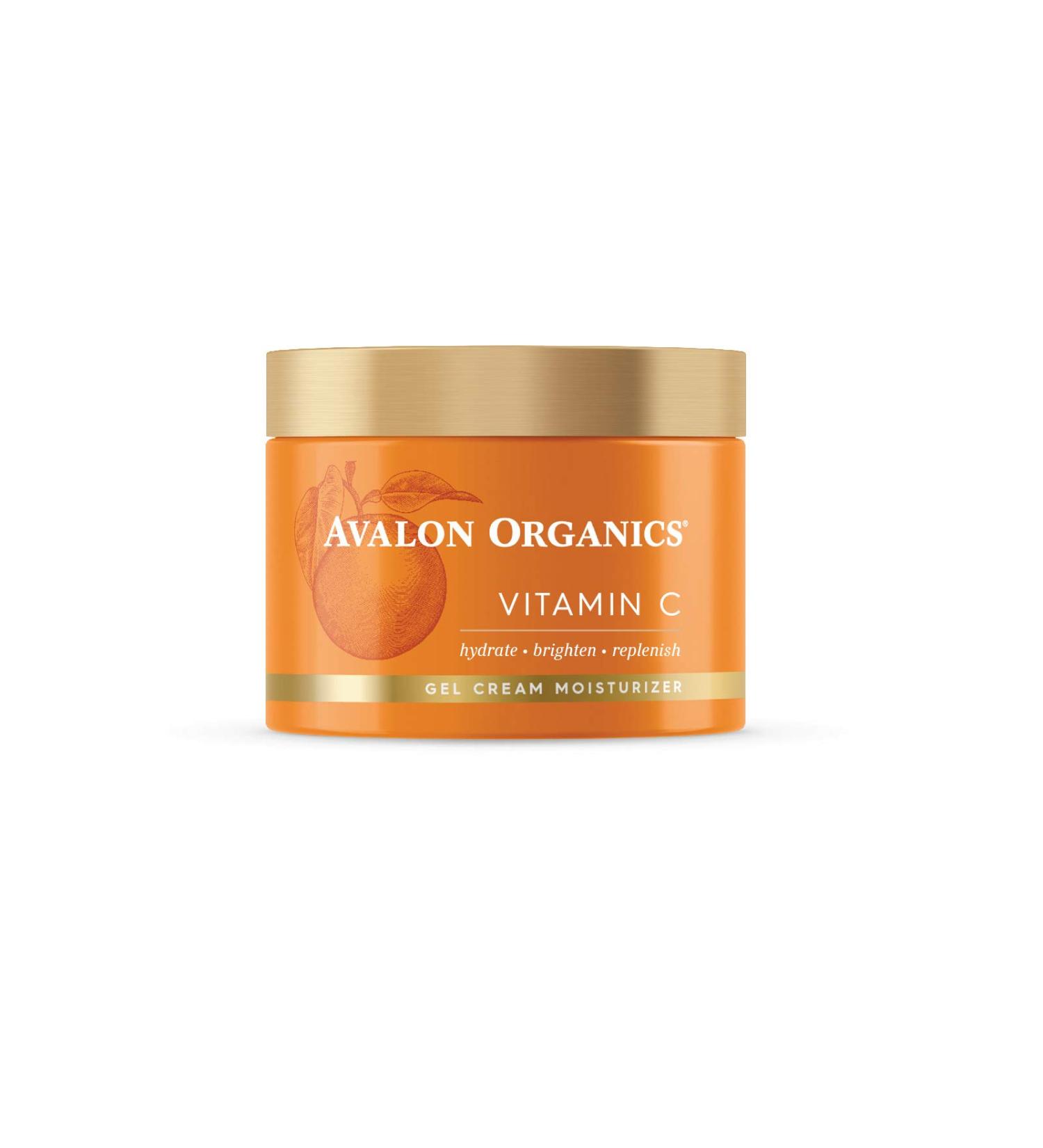Avalon Organics Vitamin C Gel Cream Moisturizer 1.7 oz - Brightening & Hydrating - Buy Online on GoSupps.com