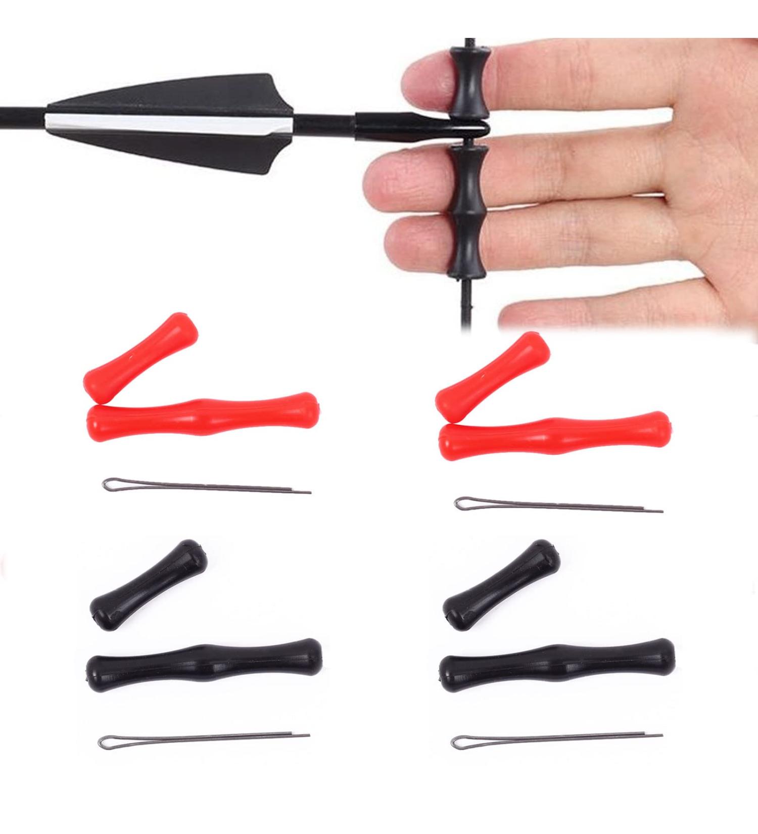 Archery Finger Protection Set - Silicone Bowstring Guard & Tendon Shield for Recurve Archery - 4 Pack - Buy Online on GoSupps.com
