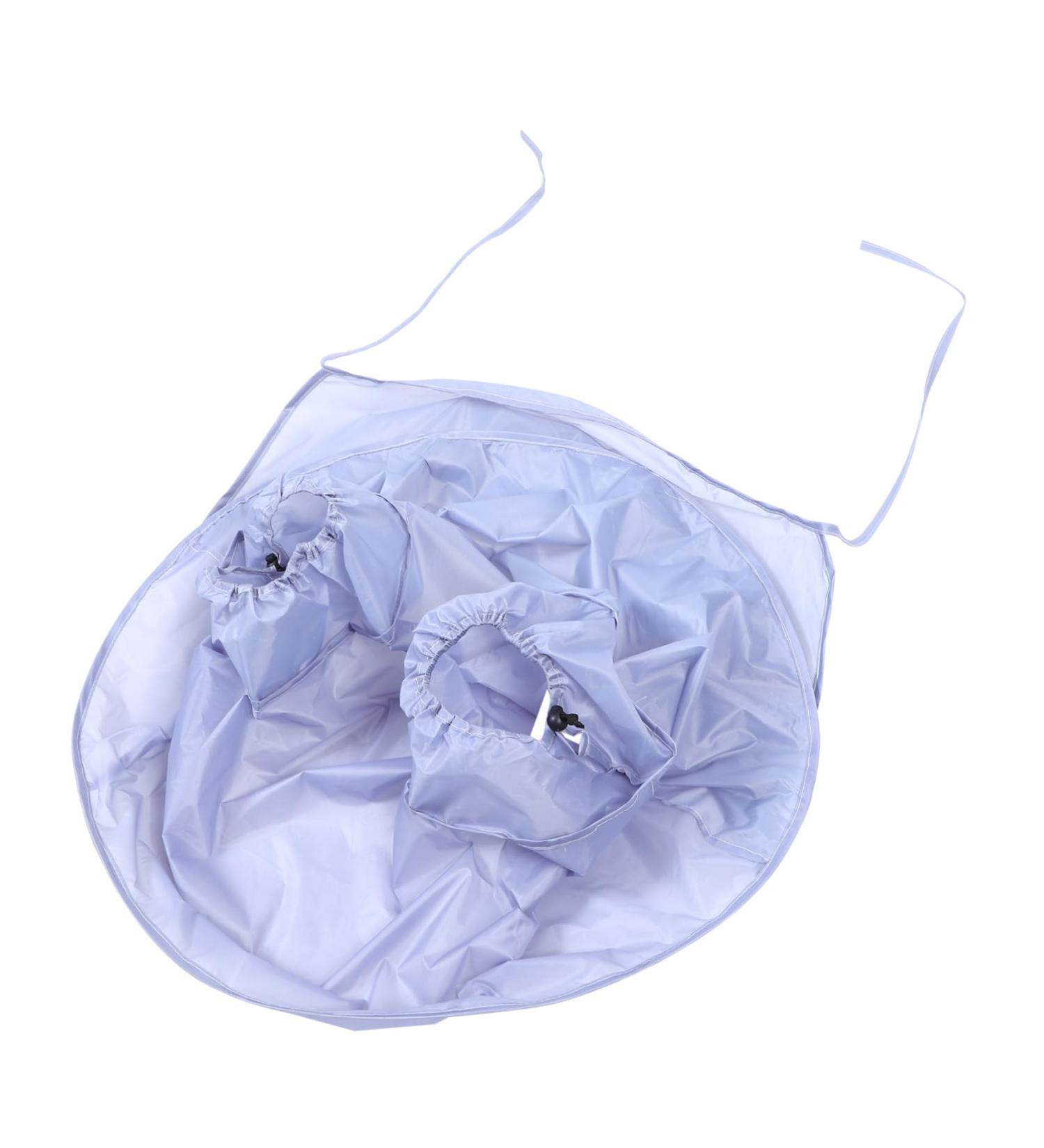 Foldable Leg Shaving Bib Apron for Men - Hair Catching Removable Cloth Perfect for Easy Grooming & Cleanup - Buy Online on GoSupps.com