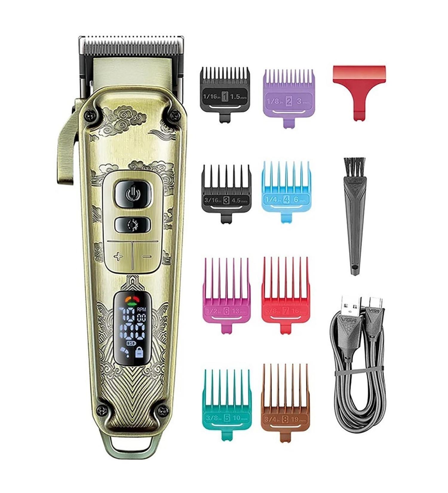 Hair Clippers for Men Professional Hair Trimmer Men's Electric Beard Hair Clipper Electric 4 Speed Adjustable Hair Trimmer USB Charging - Buy Online on GoSupps.com