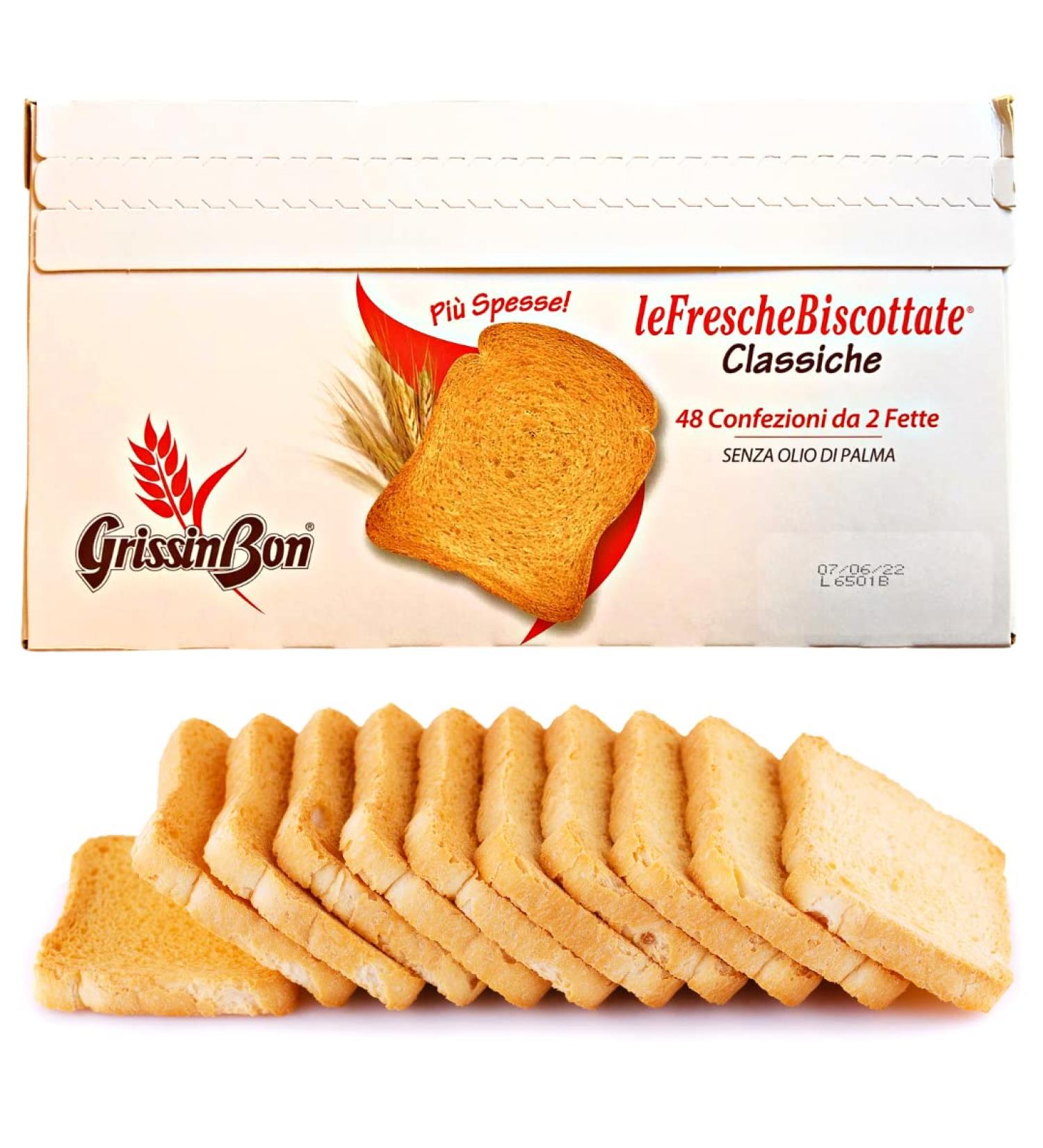  NARAMAKI Hotel Slices 18g x 48 packs of 2 slices Grissin Bon Thicker Classic Biscuits - Buy Online on GoSupps.com
