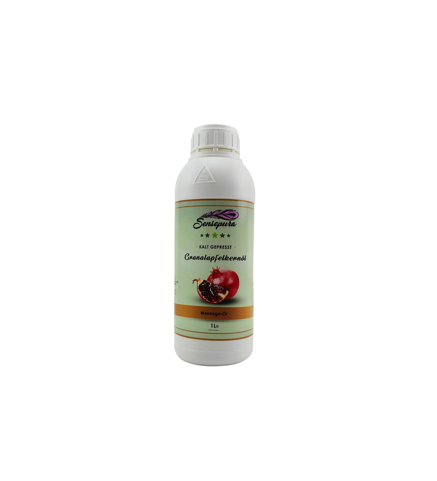 Pomegranate seed oil cold pressed 1 liter for massages massage oil body oil massage product moisturizing and nourishing