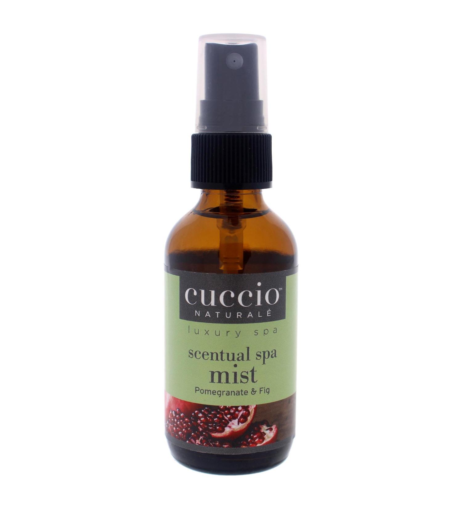 Cuccio Naturale Scentual Spa Mist - Aromatic Spray - Soothes And Softens Skin - Radiant And Rejuvenated Skin - Promotes A Relaxed And Calm Mindset - Paraben Free - Pomegranate And Fig - 2 Oz Pomegranate & Fig 2 Ounce (Pack of 1)